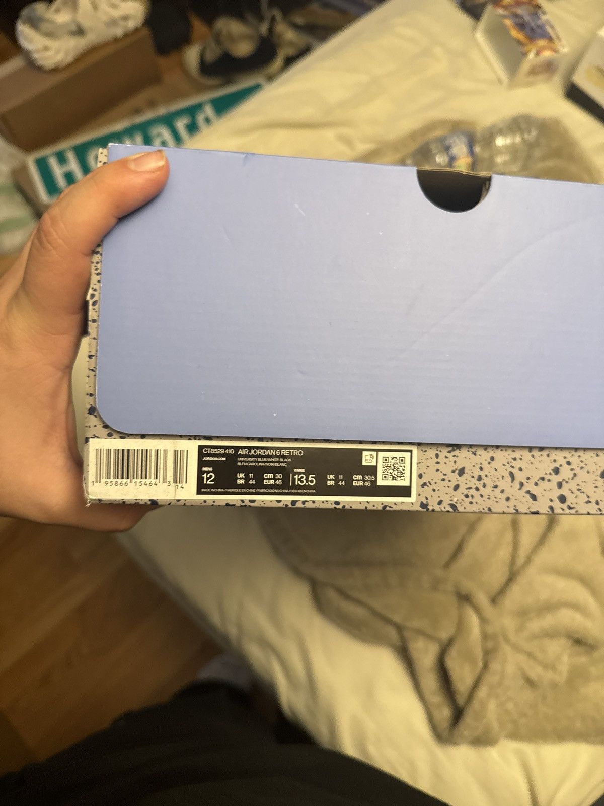 Jordan Brand Jordan 6 UNC SZ 12 Size US 12 / EU 45 - 8 Thumbnail