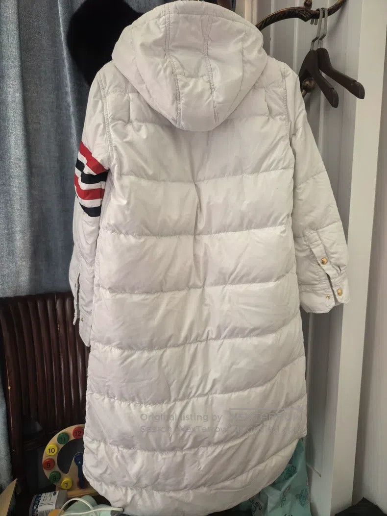 Thom Browne Thom Browne White Long Down Jacket Size XS / US 0-2 / IT 36-38 - 2 Thumbnail