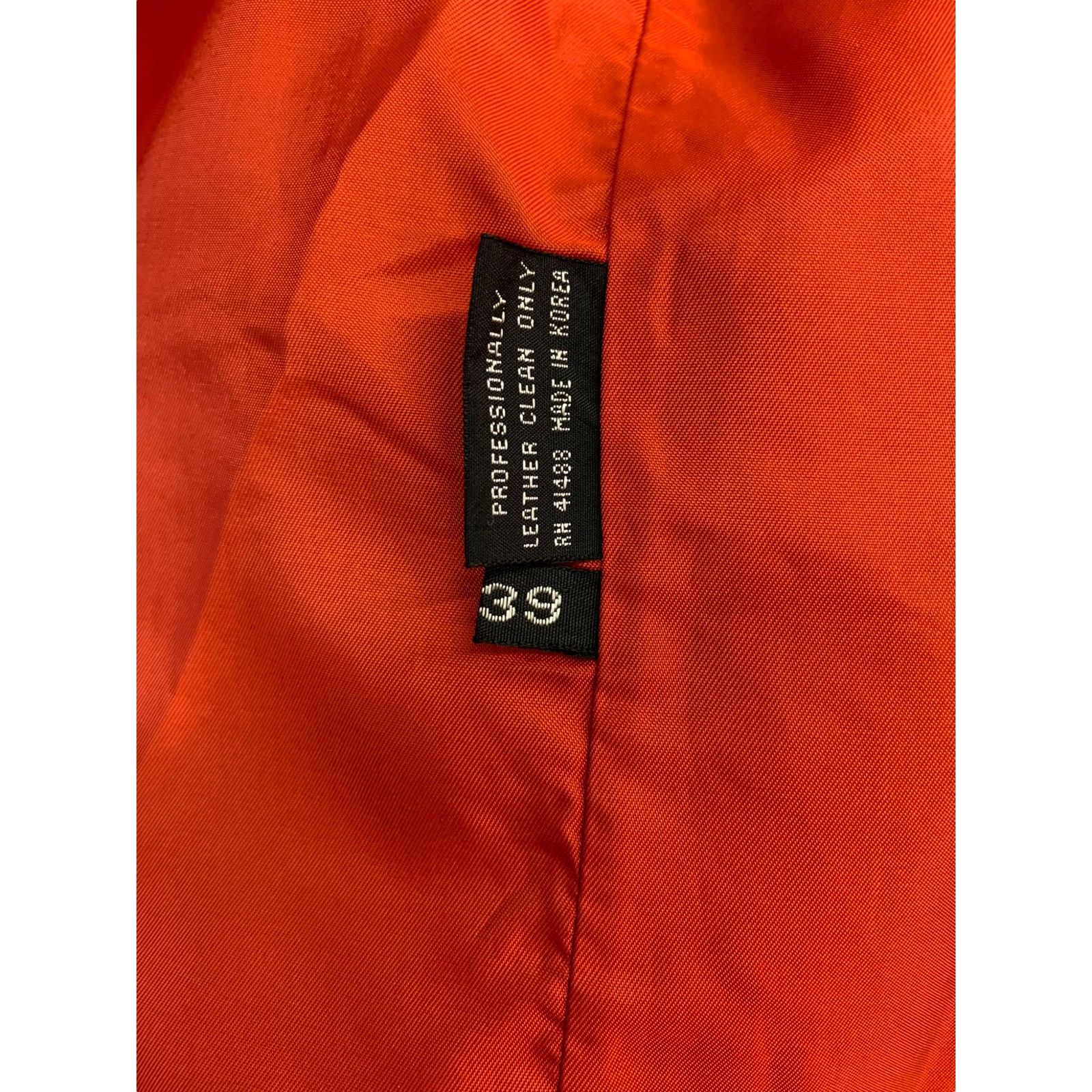 Toffs Vintage Toff's Red Leather Jacket SZ M/ 39 Size M / US 6-8 / IT 42-44 - 11 Thumbnail
