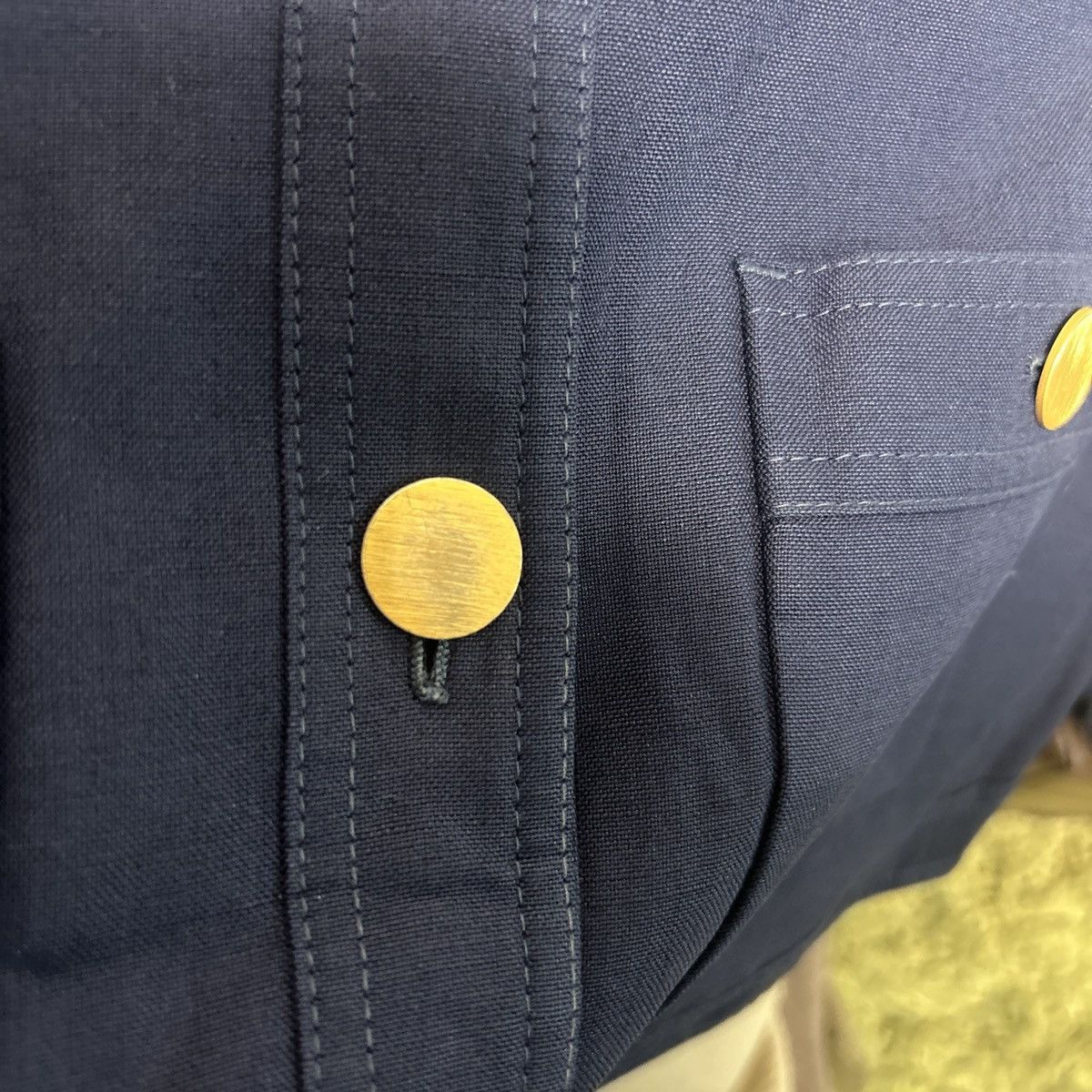 Gucci Gucci jacket uniform non-for-sale item 40 size Navy Size M / US 6-8 / IT 42-44 - 7 Thumbnail