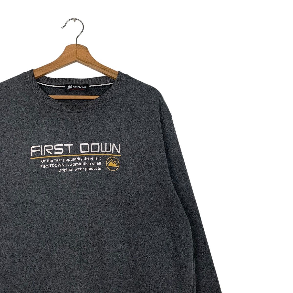 Japanese Brand First Down Crewneck Sweatshirt Size US L / EU 52-54 / 3 - 5 Thumbnail