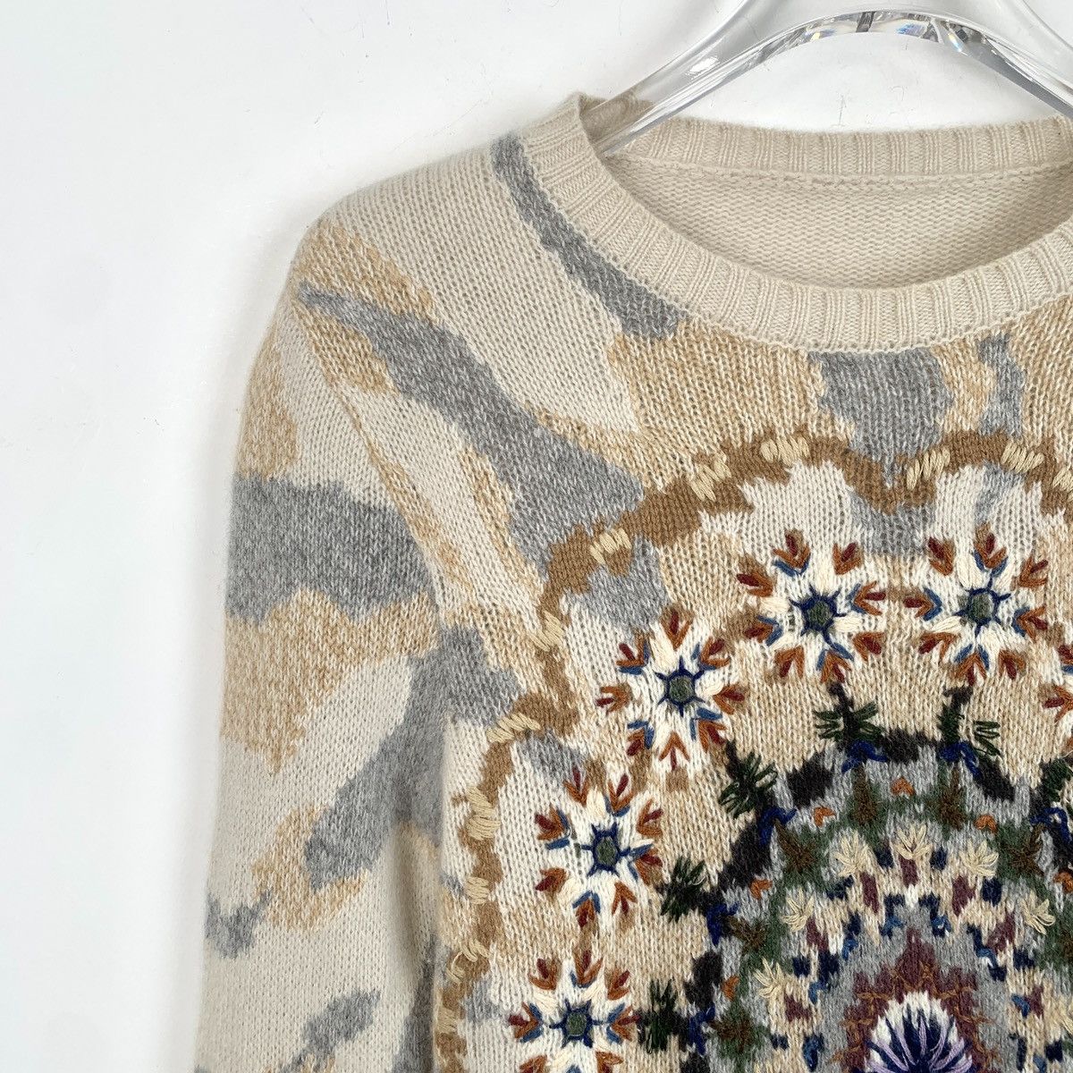 Dior Christian Dior Cashmere Long Sleeve Knit Sweater K26WX Size XS / US 0-2 / IT 36-38 - 3 Thumbnail