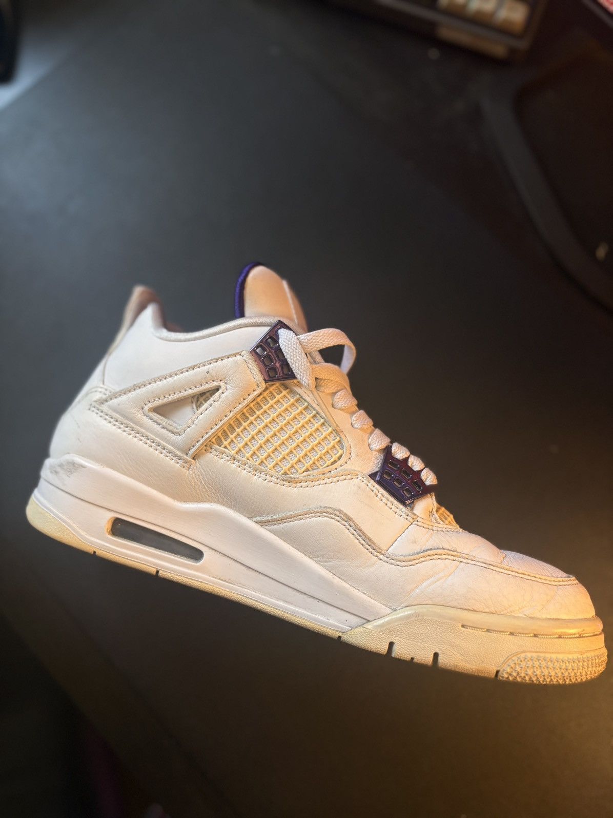 Jordan Brand Jordan 4 Metallic Purple Size US 8 / EU 41 - 3 Thumbnail
