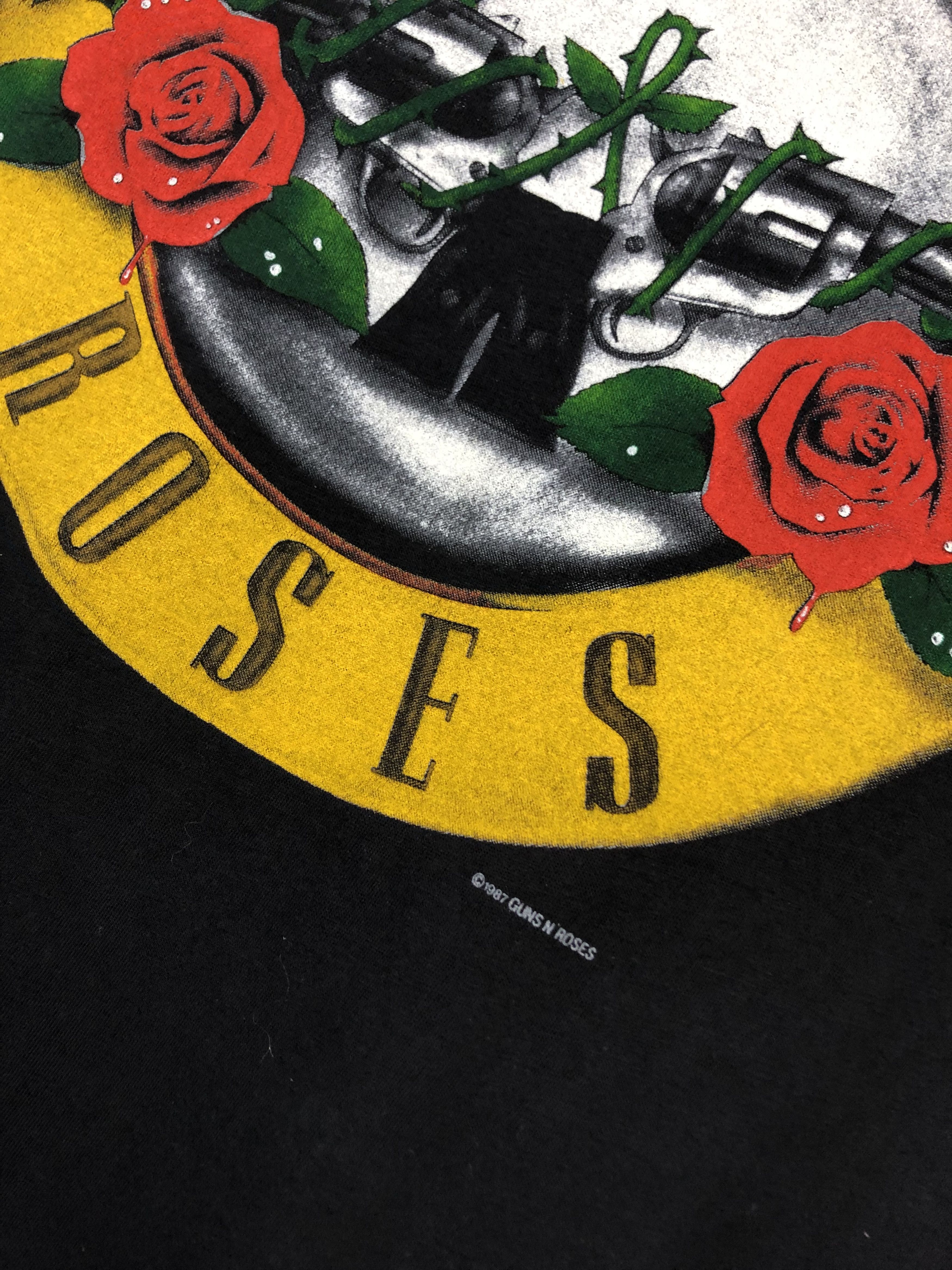 Band Tees Vintage Guns N Roses 1987 Shirt Band Tee Rare Size US L / EU 52-54 / 3 - 6 Thumbnail