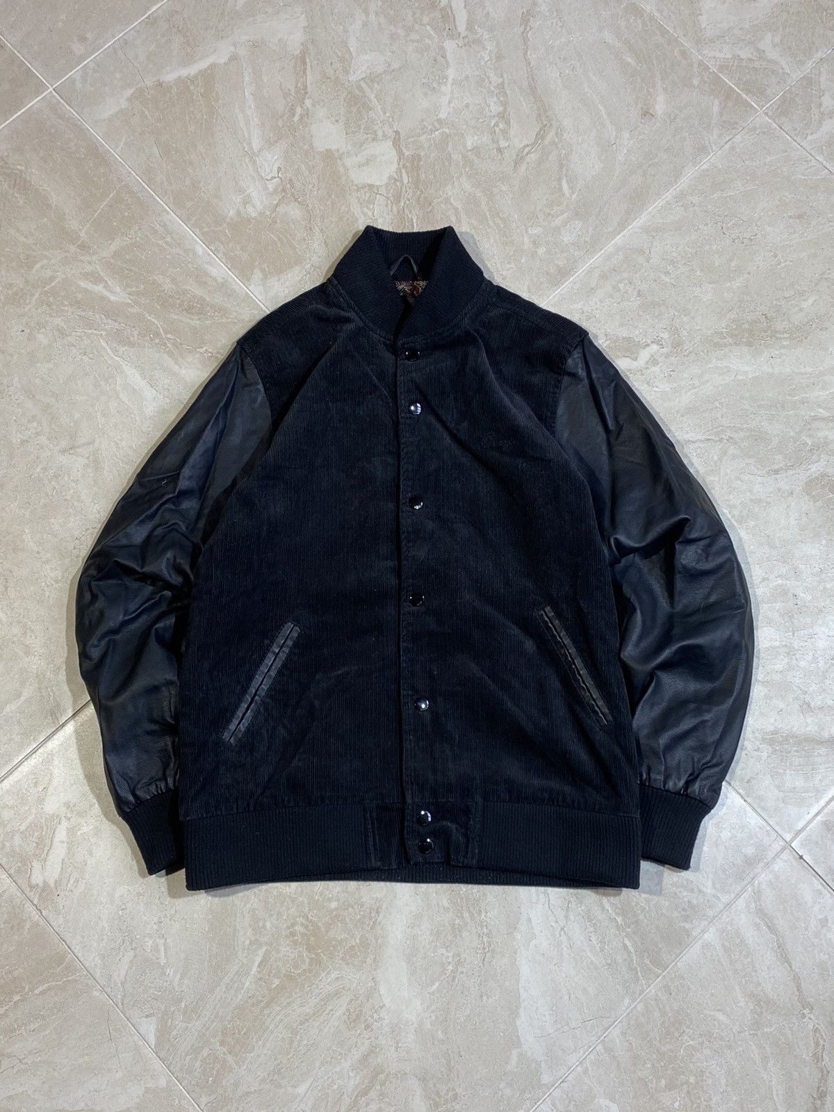 Obey Obey Corduroy Bomber Jacket Black Size US S / EU 44-46 / 1 - 1 Thumbnail