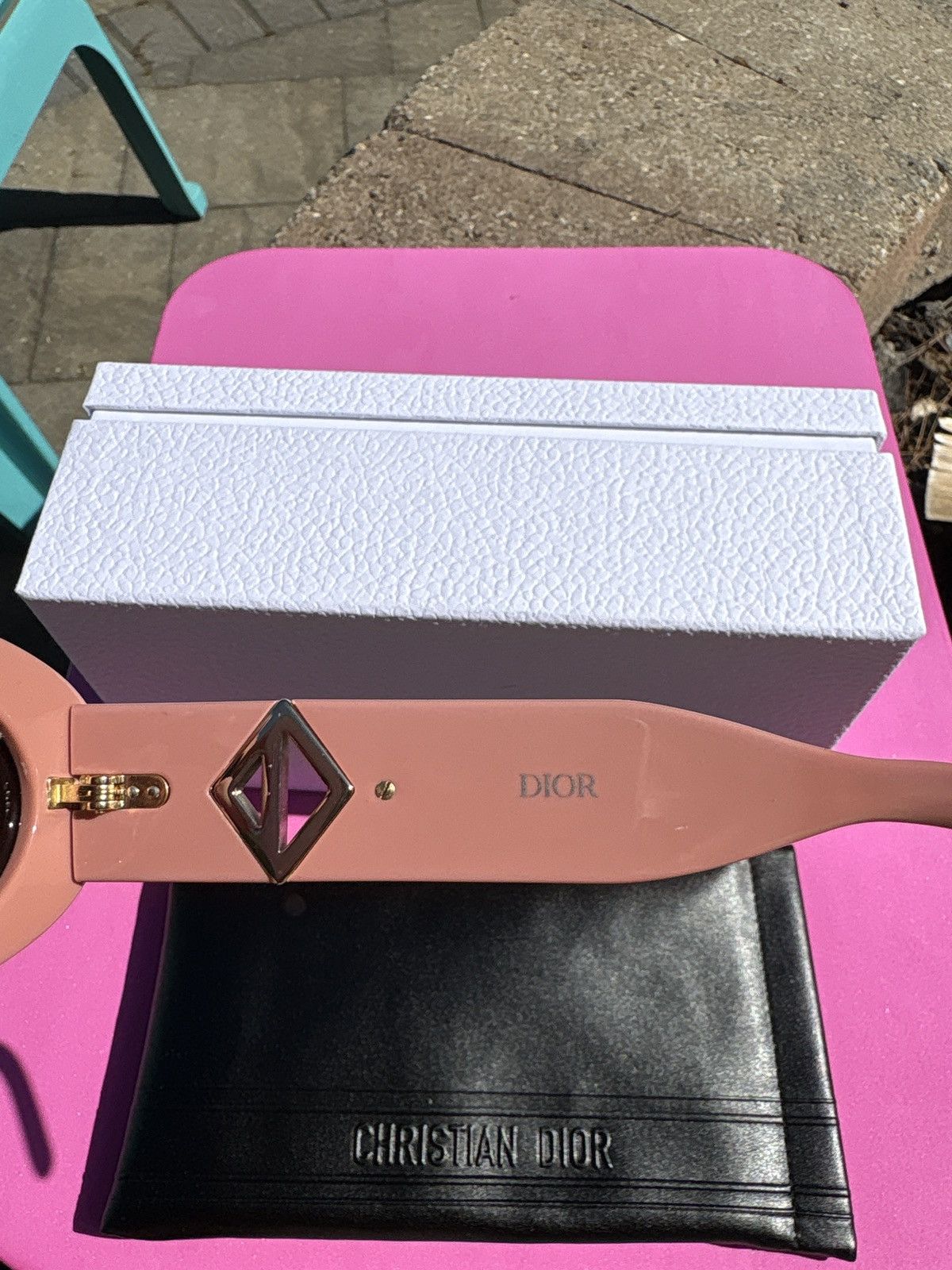 Dior Pink Dior Subglasses Size ONE SIZE - 3 Thumbnail