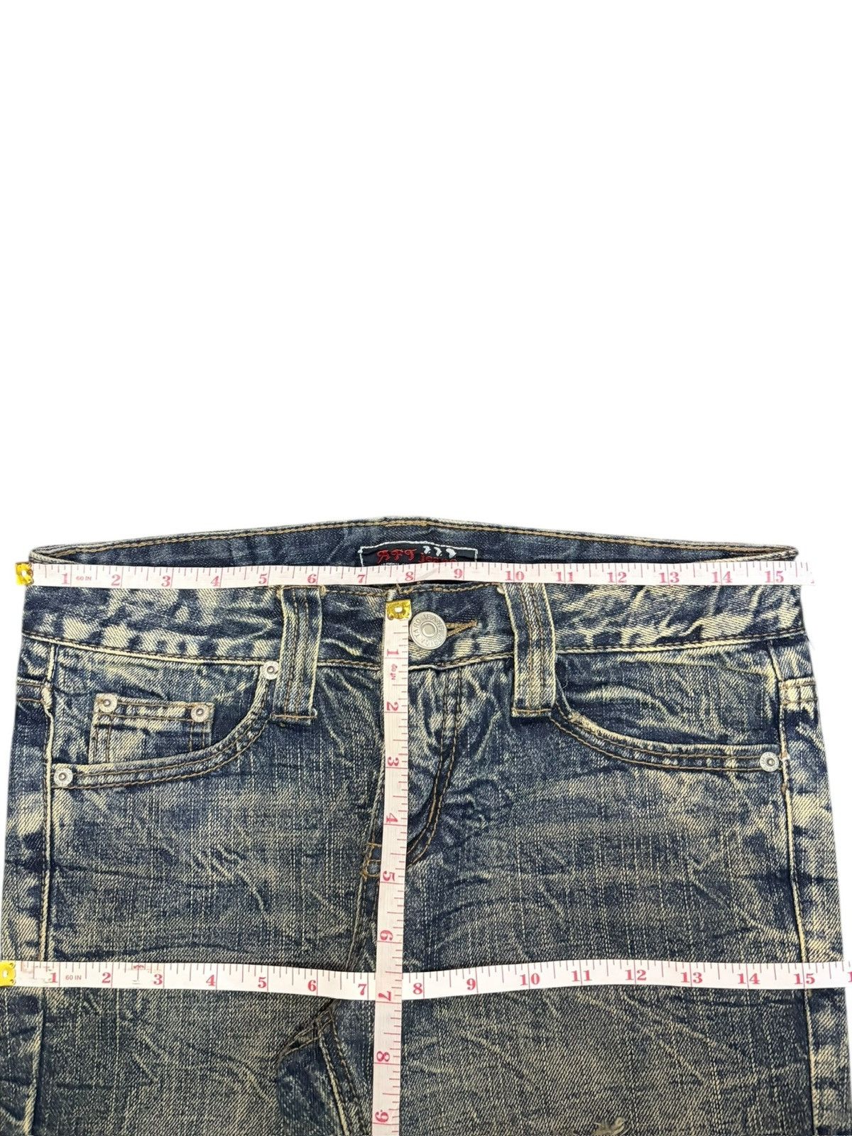Ksubi Vintage Japanese Brand Rusty Mud Wash Distressed Jeans Size 31" - 6 Thumbnail