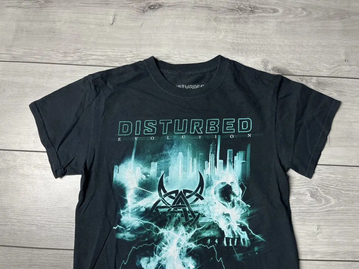 Band Tees Disturbed Tshirt tour tee band tee size Small Size US S / EU 44-46 / 1 - 3 Thumbnail
