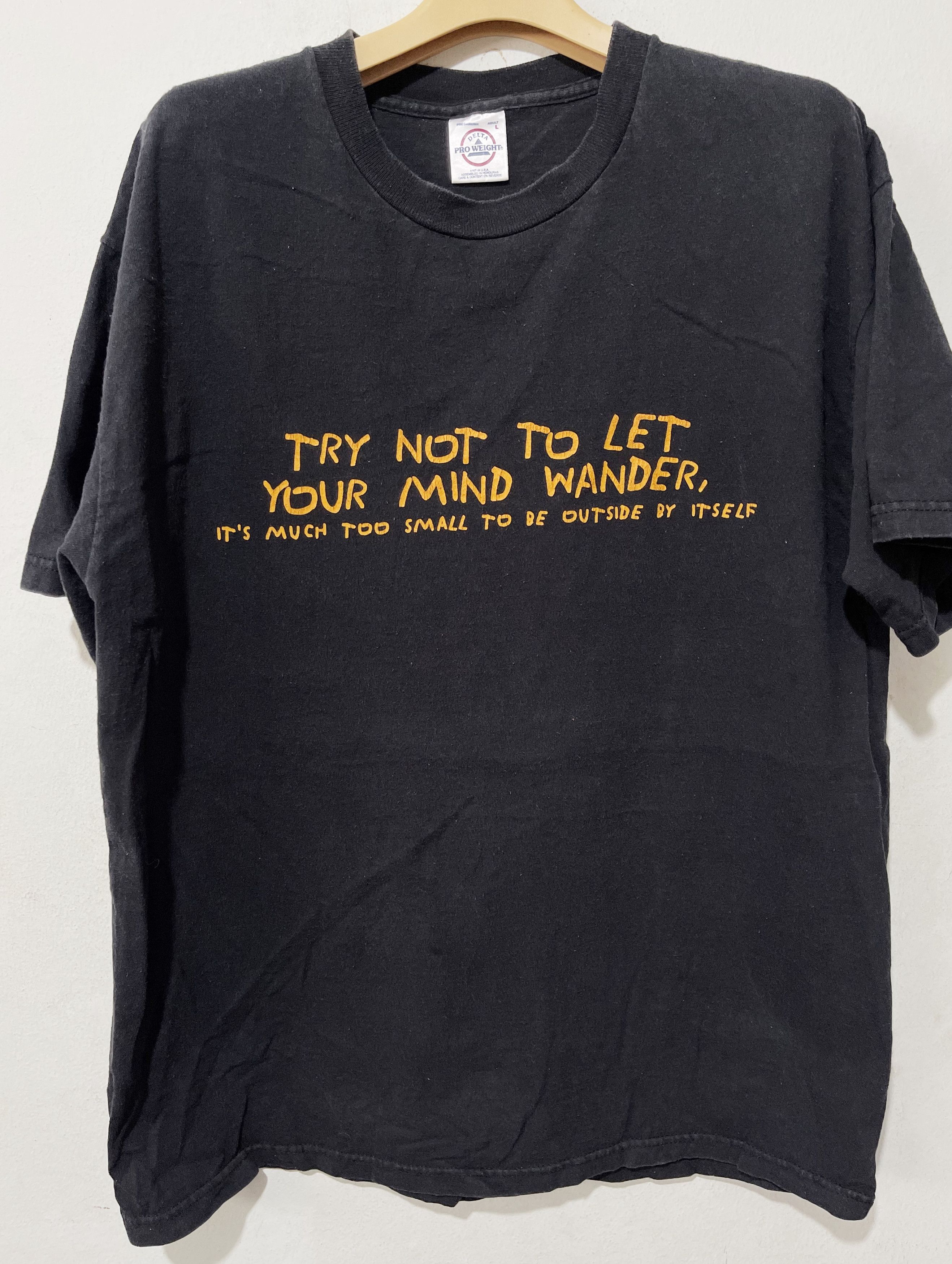 Arts & Science × Vintage Vintage "Try Not To Let Your Mind Wander" Tee Size US L / EU 52-54 / 3 - 1 Thumbnail