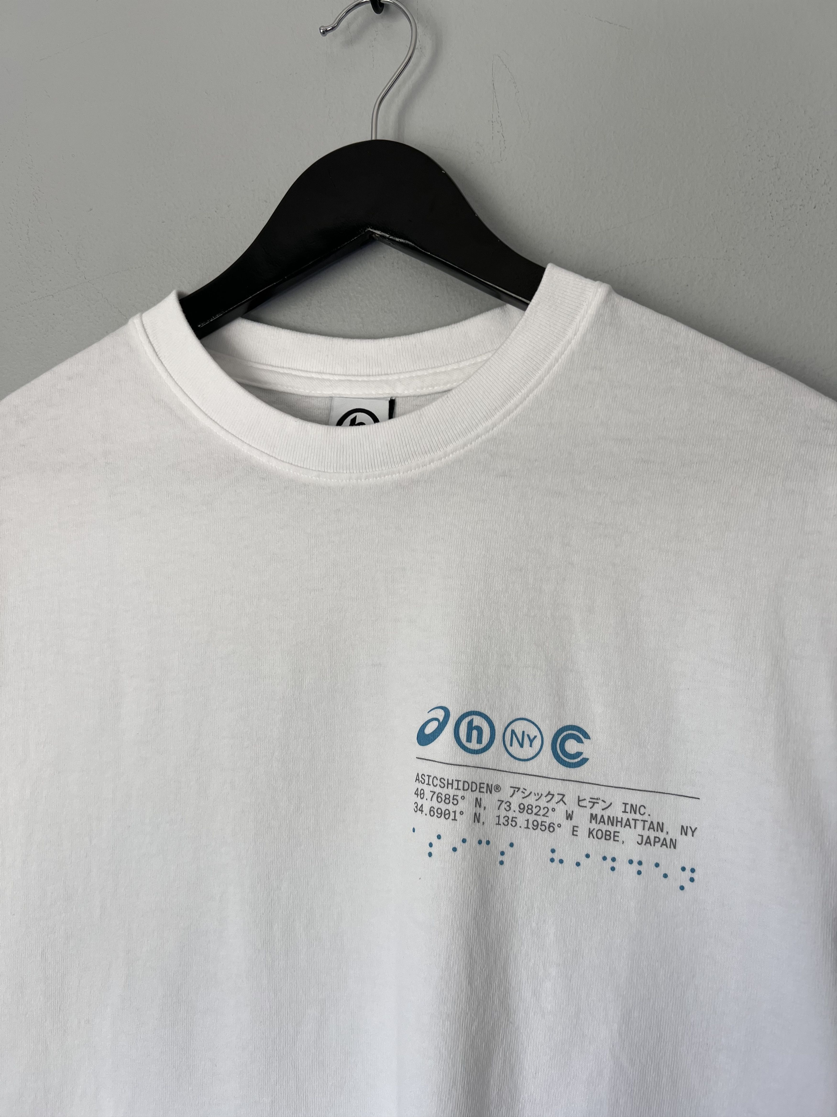 Asics × HIDDEN Hidden NY Asics Fossilized Tee in White Size US S / EU 44-46 / 1 - 4 Thumbnail