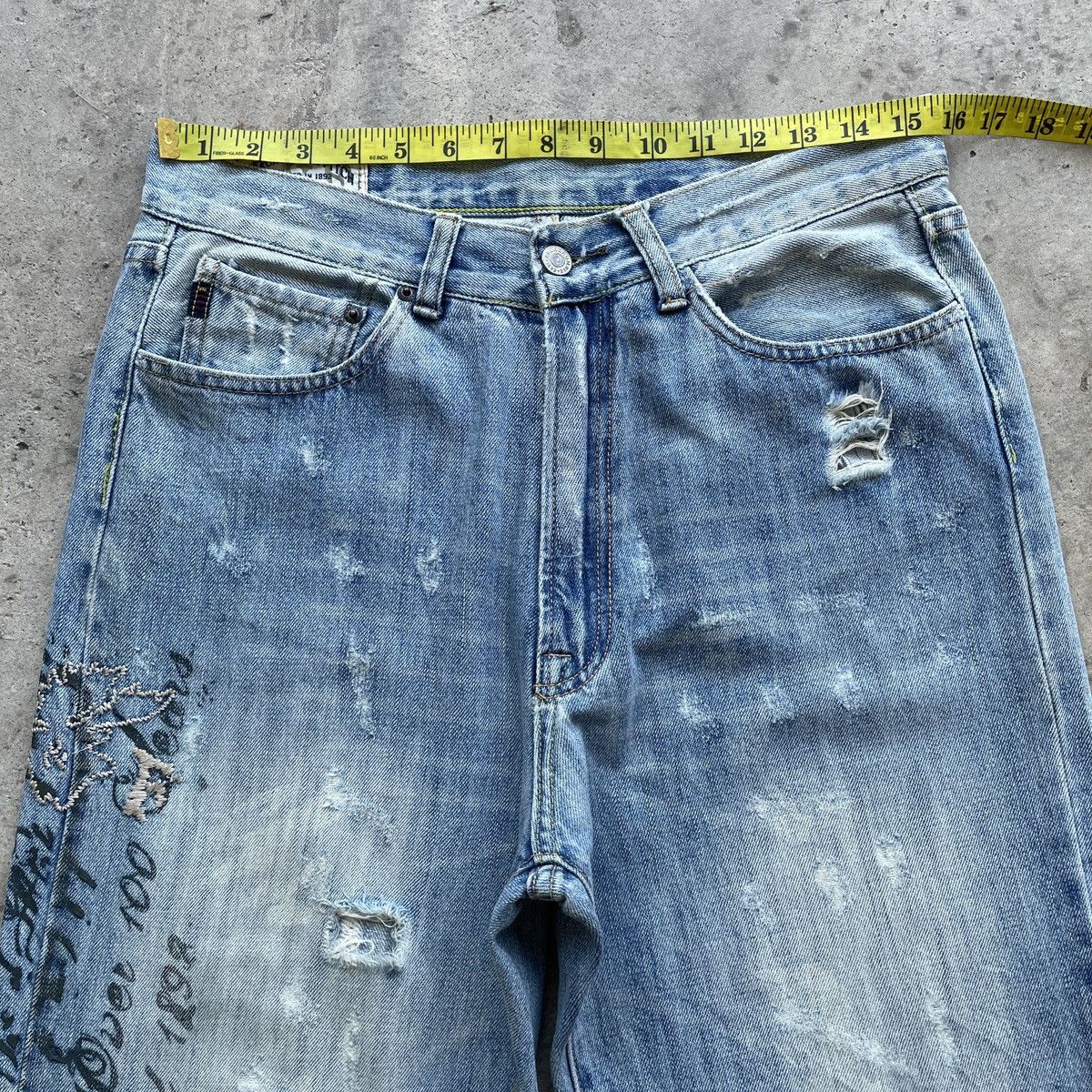 Abercrombie & Fitch Vintage Abercrombie & Fitch Rare Faded Denim Jeans Pants W31 Size US 31 - 5 Thumbnail