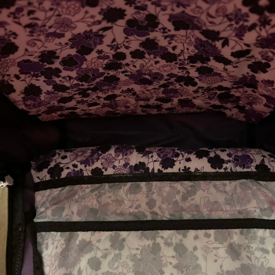 Dakine Dakine Purple Plaid Backpack Floral Lining Laptop Sleeve Size ONE SIZE - 9 Thumbnail