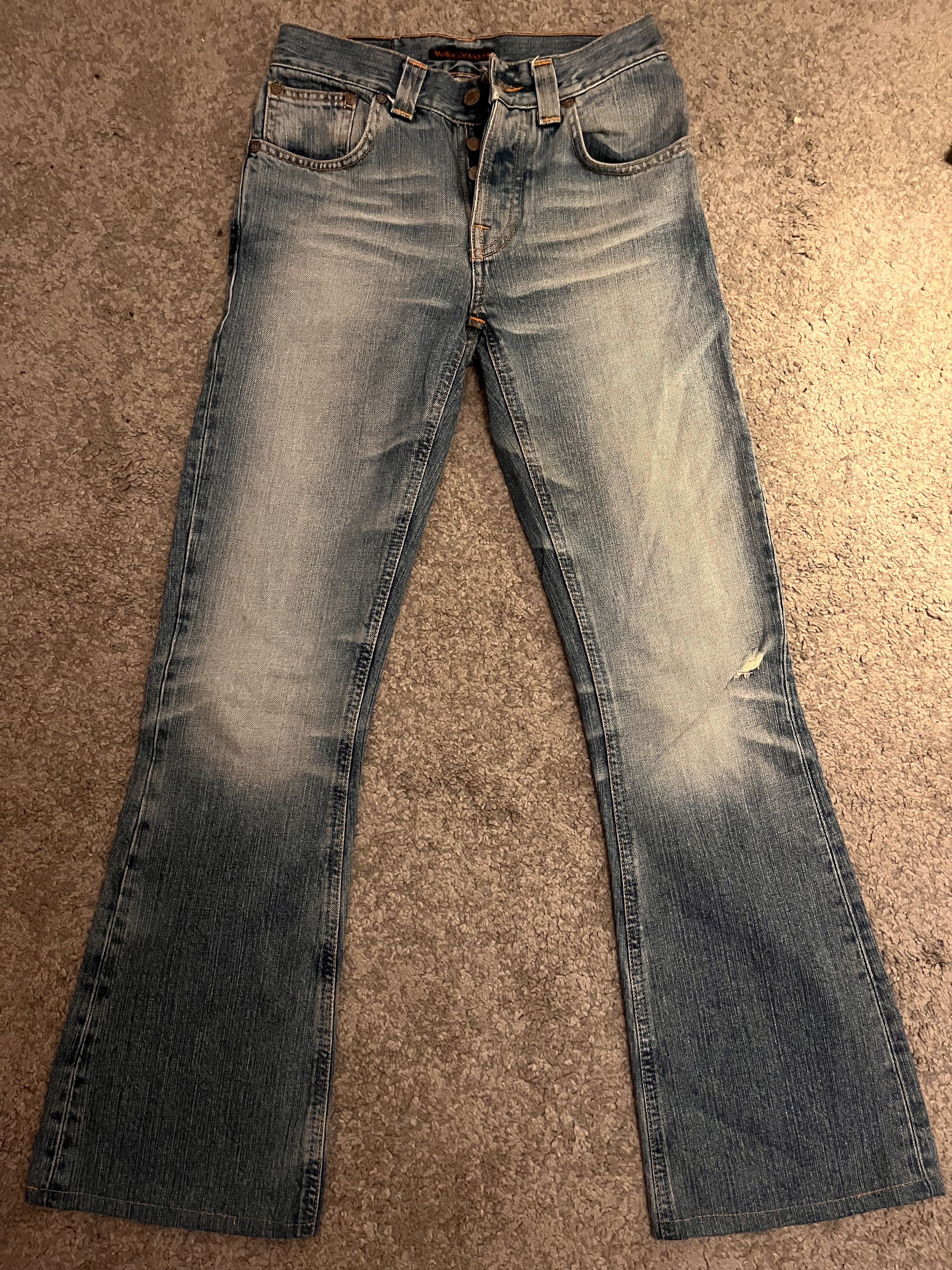 Nudie Jeans Nudie x Maria Erixon Flare Glenn 2001-2004 Candiani W27 L31 Size 36" / US 14 / IT 50 - 1 Thumbnail