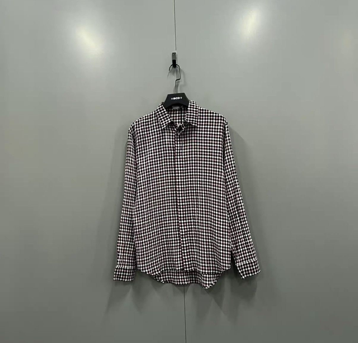 Dior Dior Plaid Single-breasted Long Sleeve Shirt J41 Size US XXS / EU 40 - 1 Thumbnail