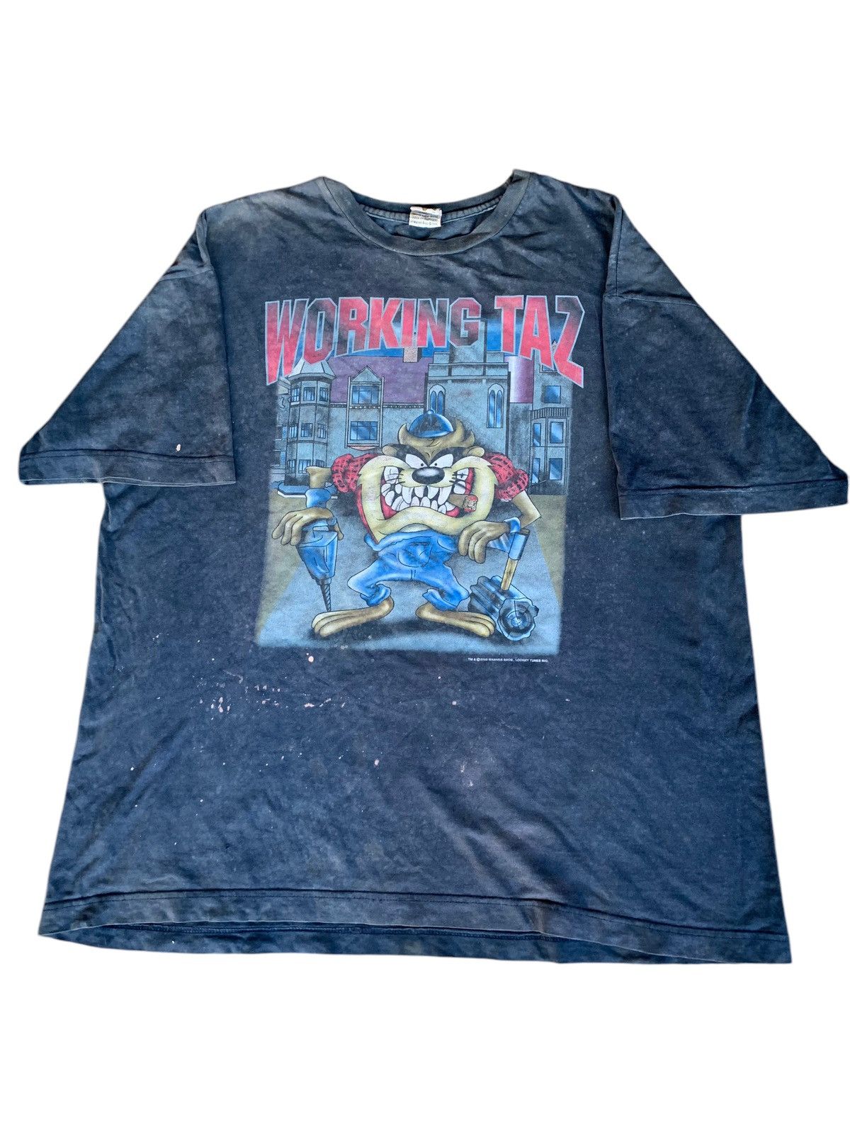 Japanese Brand × Kapital × Vintage VINTAGE SUNFADED TAZMANIAN LOONEY TUNES DISTRESSED SHIRT Size US XXL / EU 58 / 5 - 1 Thumbnail