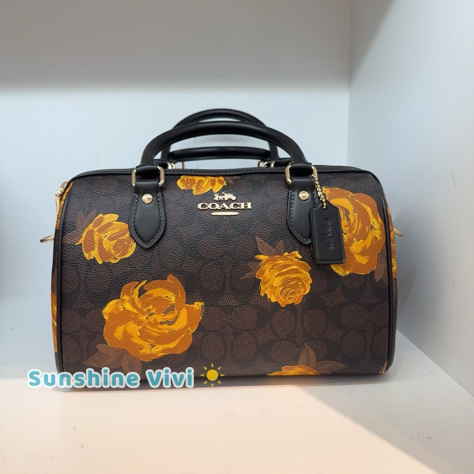 Coach NWT Coach CCE30 Rowan Satchel Bag Canvas &Leather Size ONE SIZE - 1 Thumbnail