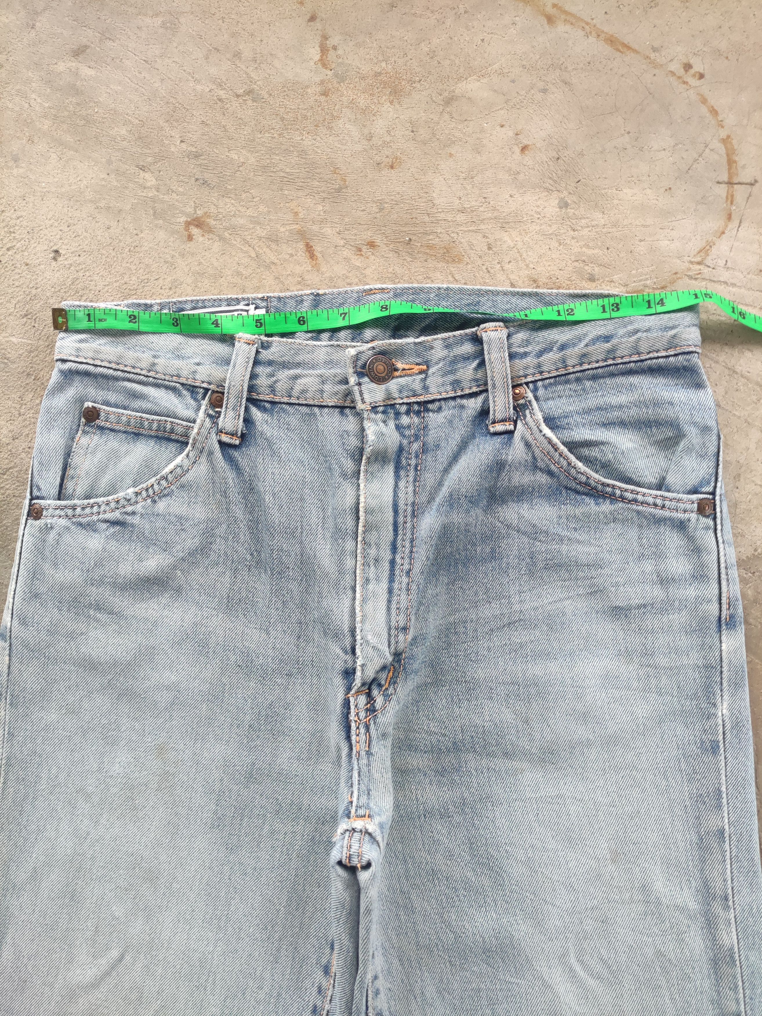 Edwin Vintage Edwin Japan Jean Distressed Faded Denim Size US 30 / EU 46 - 6 Thumbnail