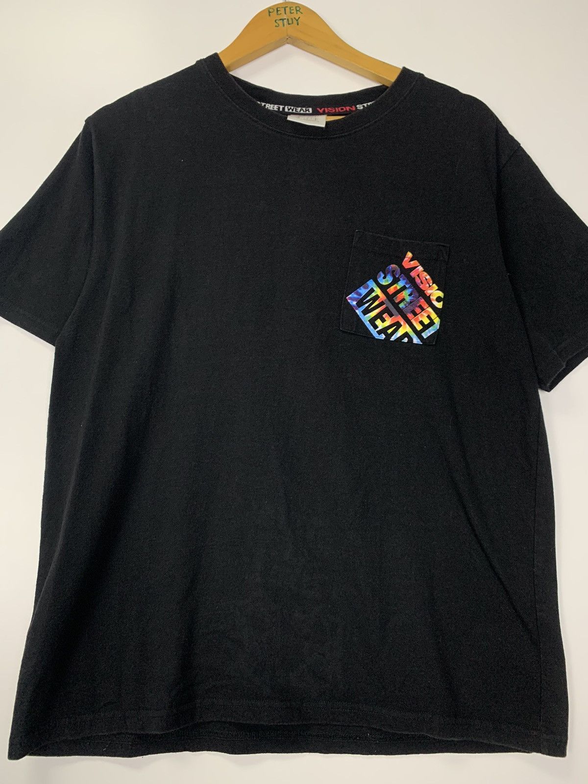 Vintage Vintage Vision Streetwear Pocket t-shirt Size US L / EU 52-54 / 3 - 2 Thumbnail
