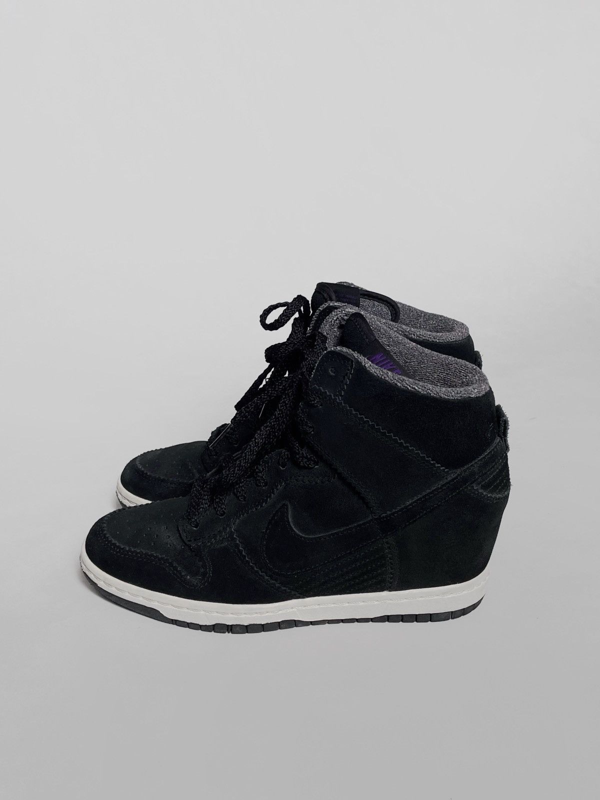 Nike Nike dunk sky hi black platform sneakers Size US 8 / IT 38 - 1 Thumbnail