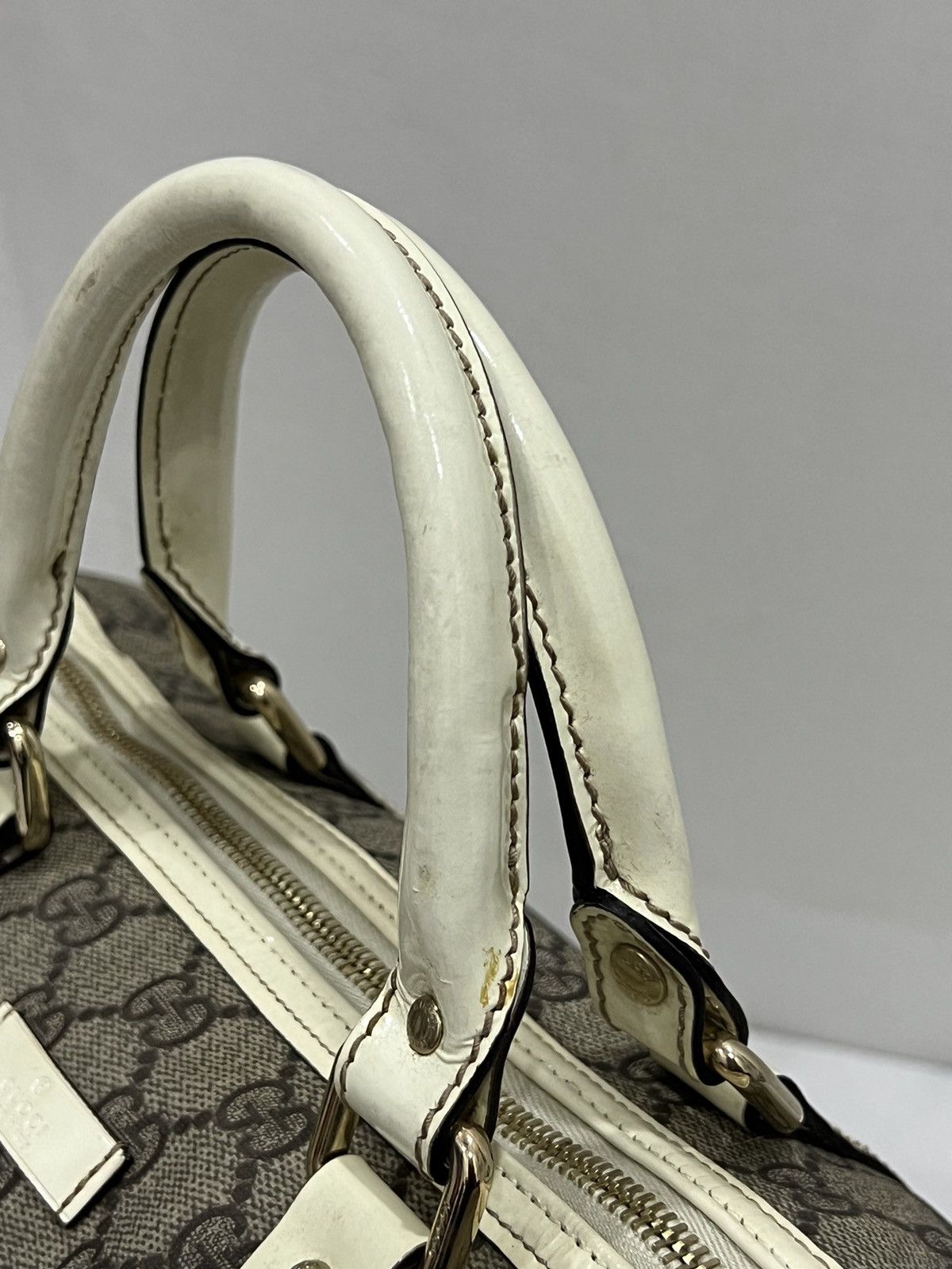 Gucci Authentic Gucci Joy Boston Bag GG Coated Canvas Medium Size ONE SIZE - 8 Thumbnail