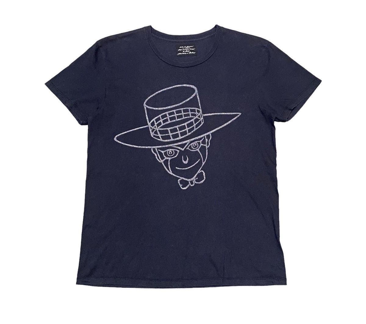 image of Anima x Vintage Heaven Door Jojo’S Bizarre Adventure Anime T Shirt in Black, Men's (Size Medium)