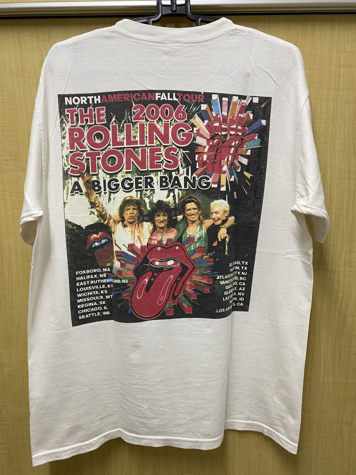 Band Tees Vintage Rolling Stones North American Tour 2006 Tour Tee🔥🔥 Size US L / EU 52-54 / 3 - 7 Thumbnail