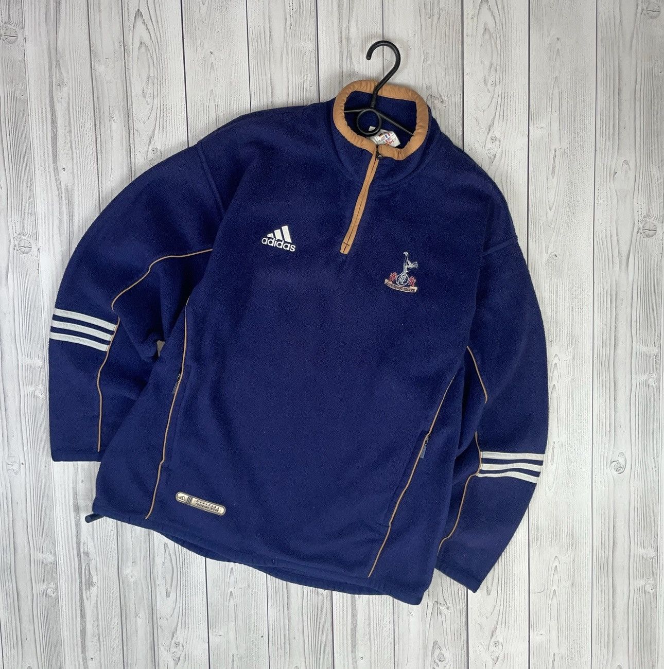 Adidas Vintage adidas Tottenham spurs fleece hoodie size L rare Size US L / EU 52-54 / 3 - 1 Thumbnail