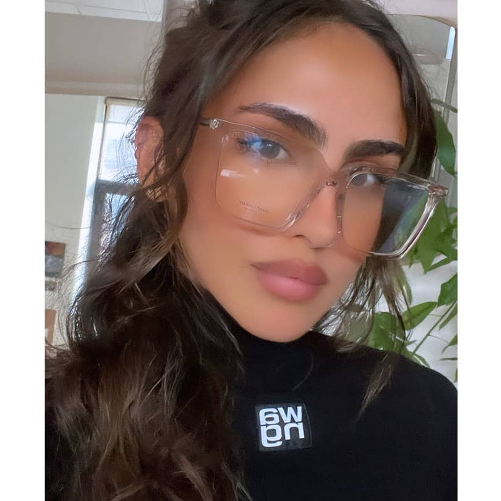 Saint Laurent Paris NEW Saint Laurent SL474 Opt Nude Clear Square Frames Size ONE SIZE - 1 Thumbnail