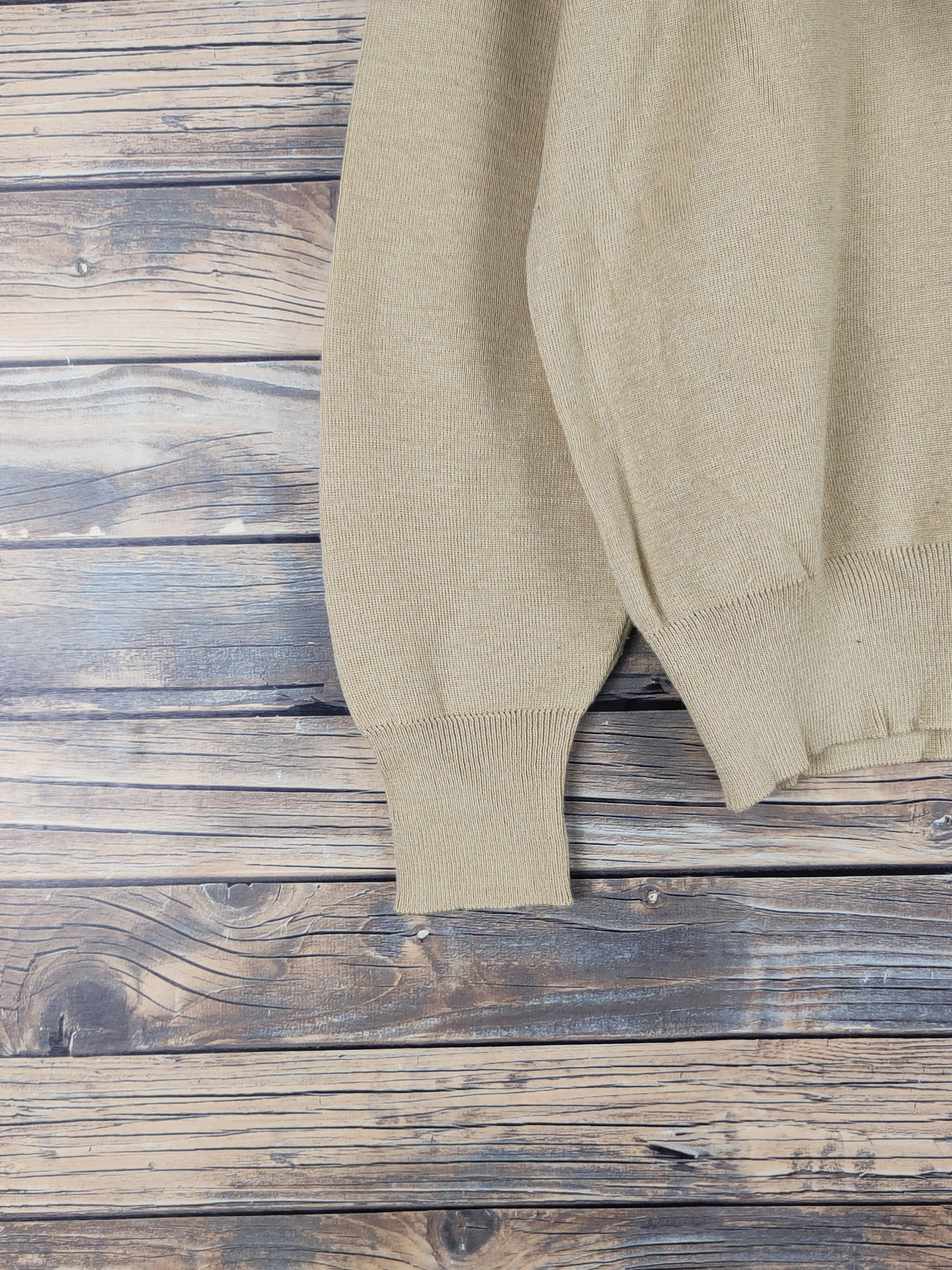 Vareuse Mustard Knitwear Crop Tops #W1364
