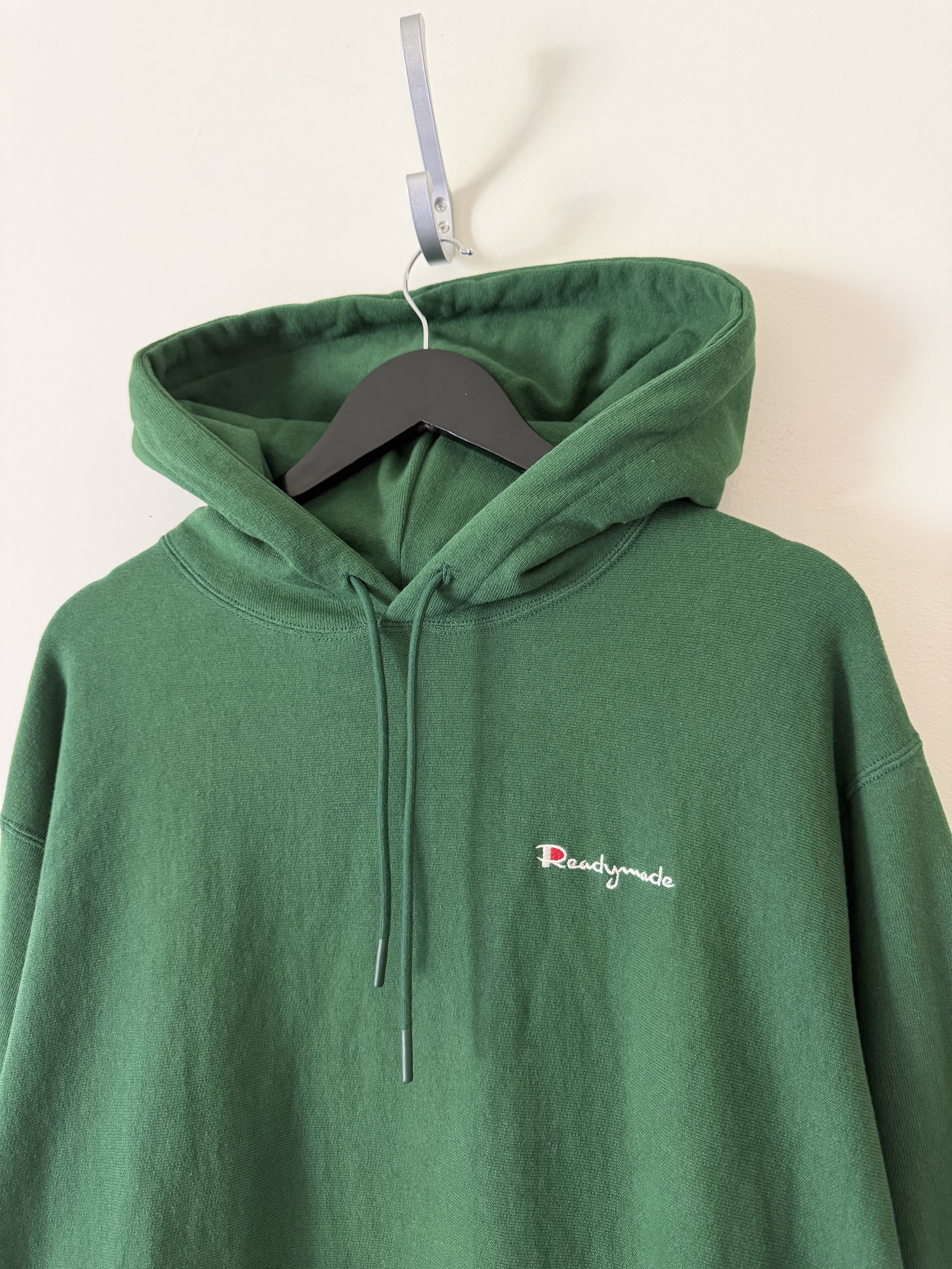 READYMADE Readymade Smiley Face Flame Sleeves Hoodie | Grailed