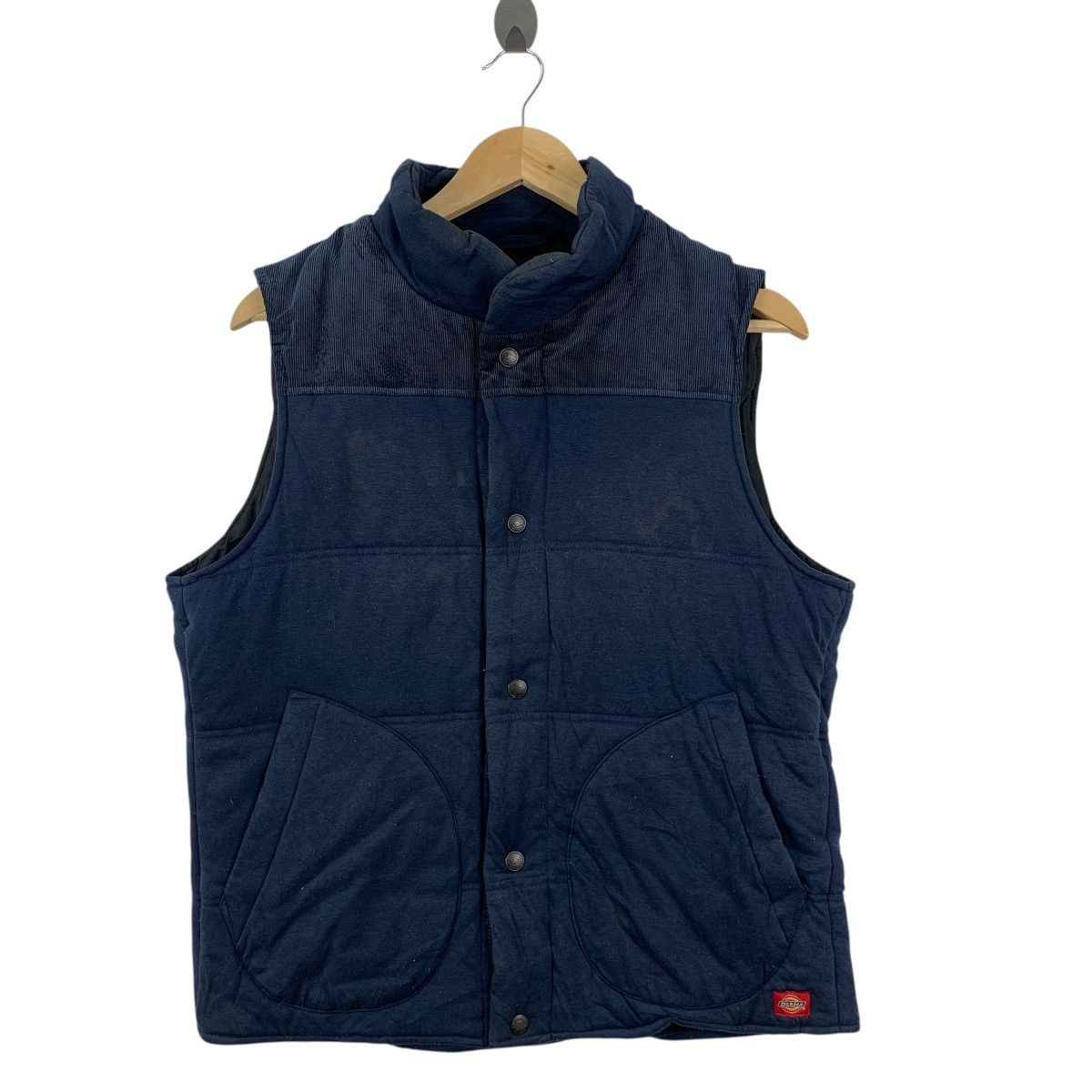 Dickies DICKIES USA Puffer Quilted Outdoor Blue Vest Jacket Size US L / EU 52-54 / 3 - 5 Thumbnail