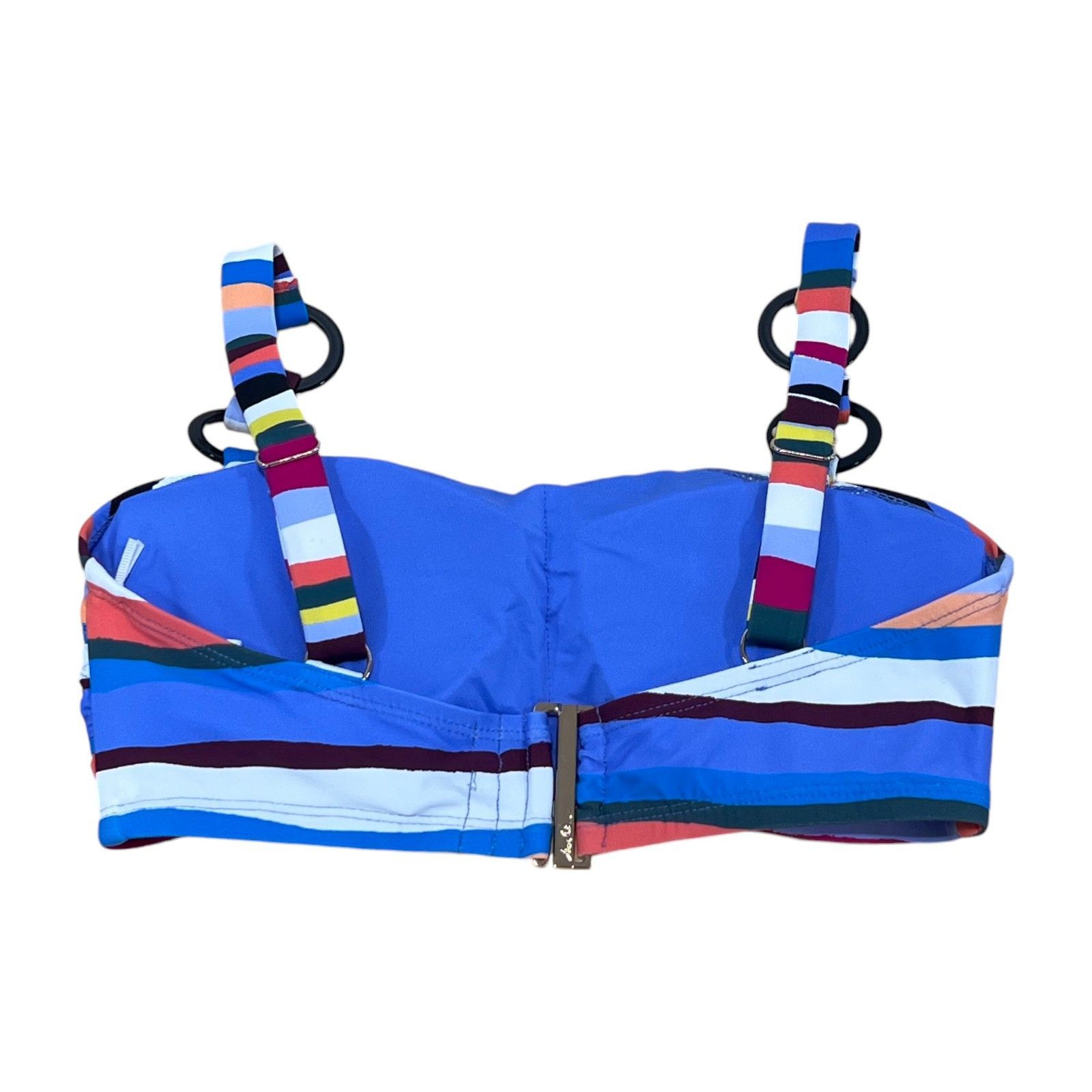 Other Anne Cole - Women's Easy Breezy Stripe Ring Strap Bandeau Sw Size ONE SIZE - 4 Thumbnail