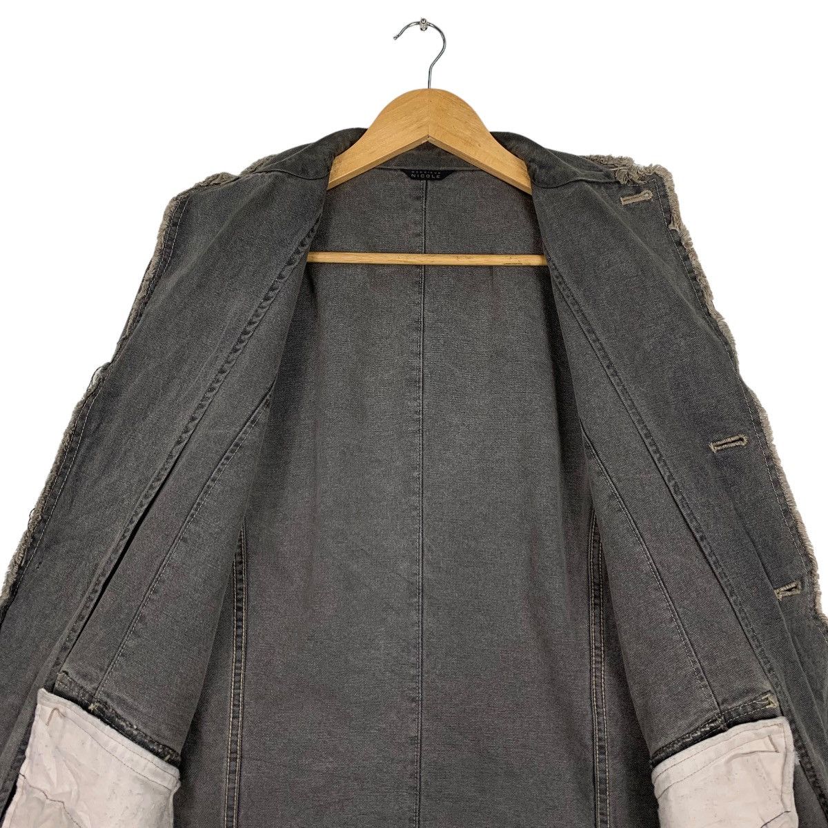 Monsieur Lacenaire MONSIEUR NICOLE Deconstructed Jacket Casual Jacket #1019-C46 Size US S / EU 44-46 / 1 - 12 Thumbnail