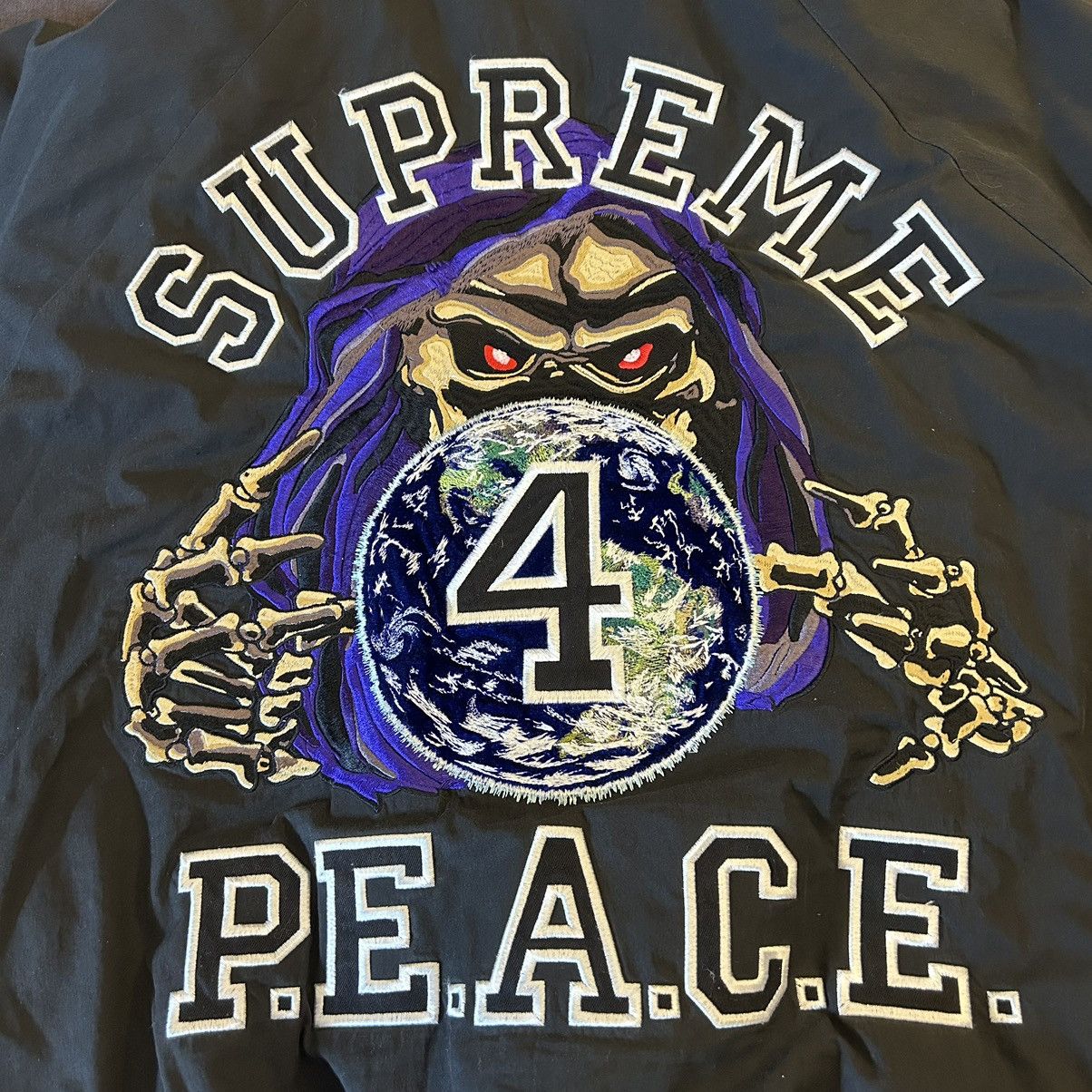 image of Supreme Peace Jacket Black Medium Aoi Industry, Men's