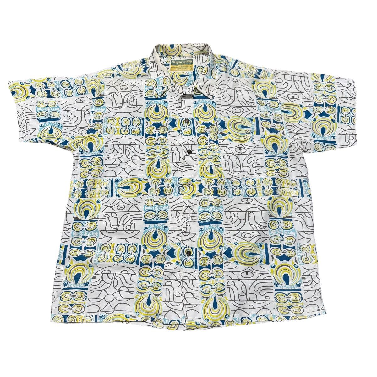 Sugar Cane Sugarcane Abstract Rayon Shirt Size US M / EU 48-50 / 2 - 1 Thumbnail