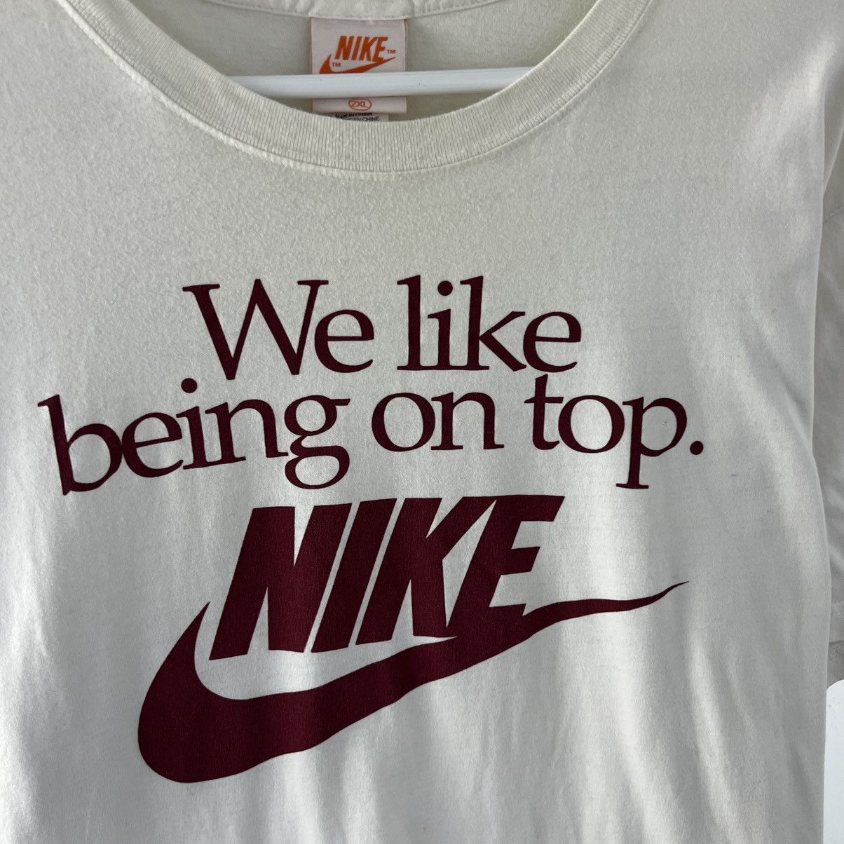 Nike Vintage 90s Nike Track & Field Oversized T-Shirt Size US XXL / EU 58 / 5 - 3 Thumbnail
