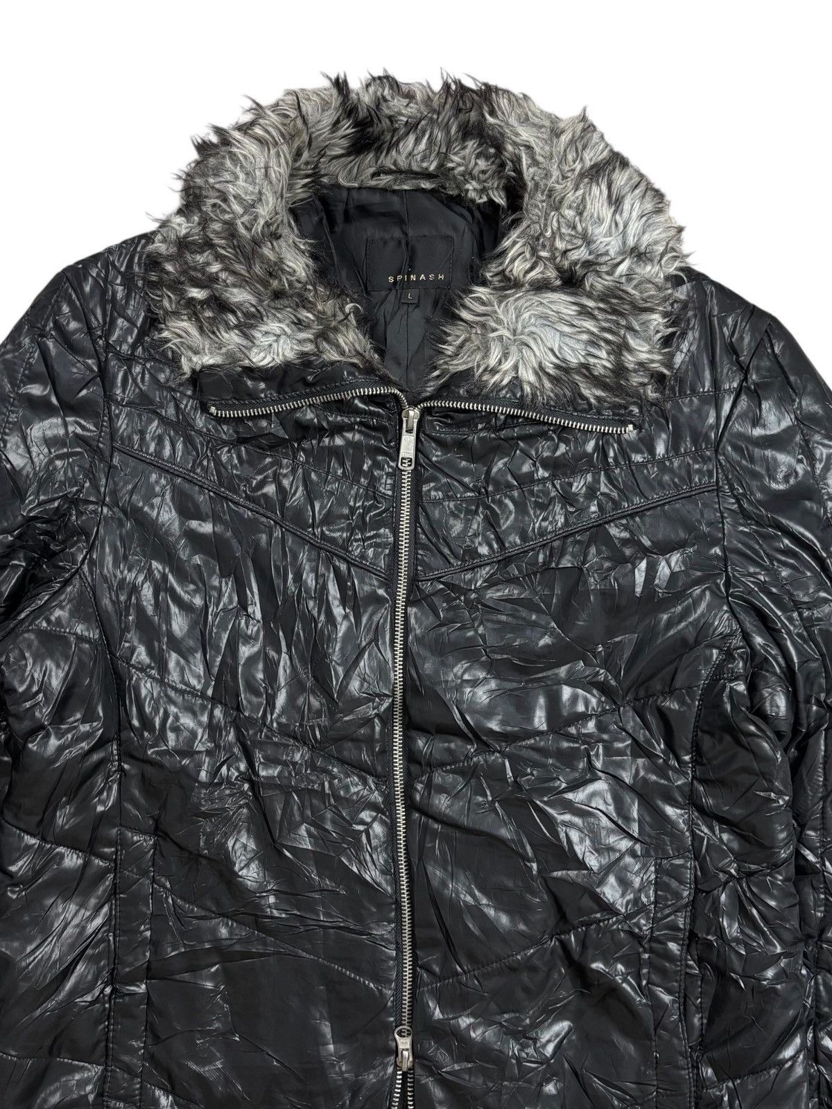 Tornado Mart 2000s Spinash - Vkei Style Fur Collar Jacket Size US M / EU 48-50 / 2 - 6 Thumbnail