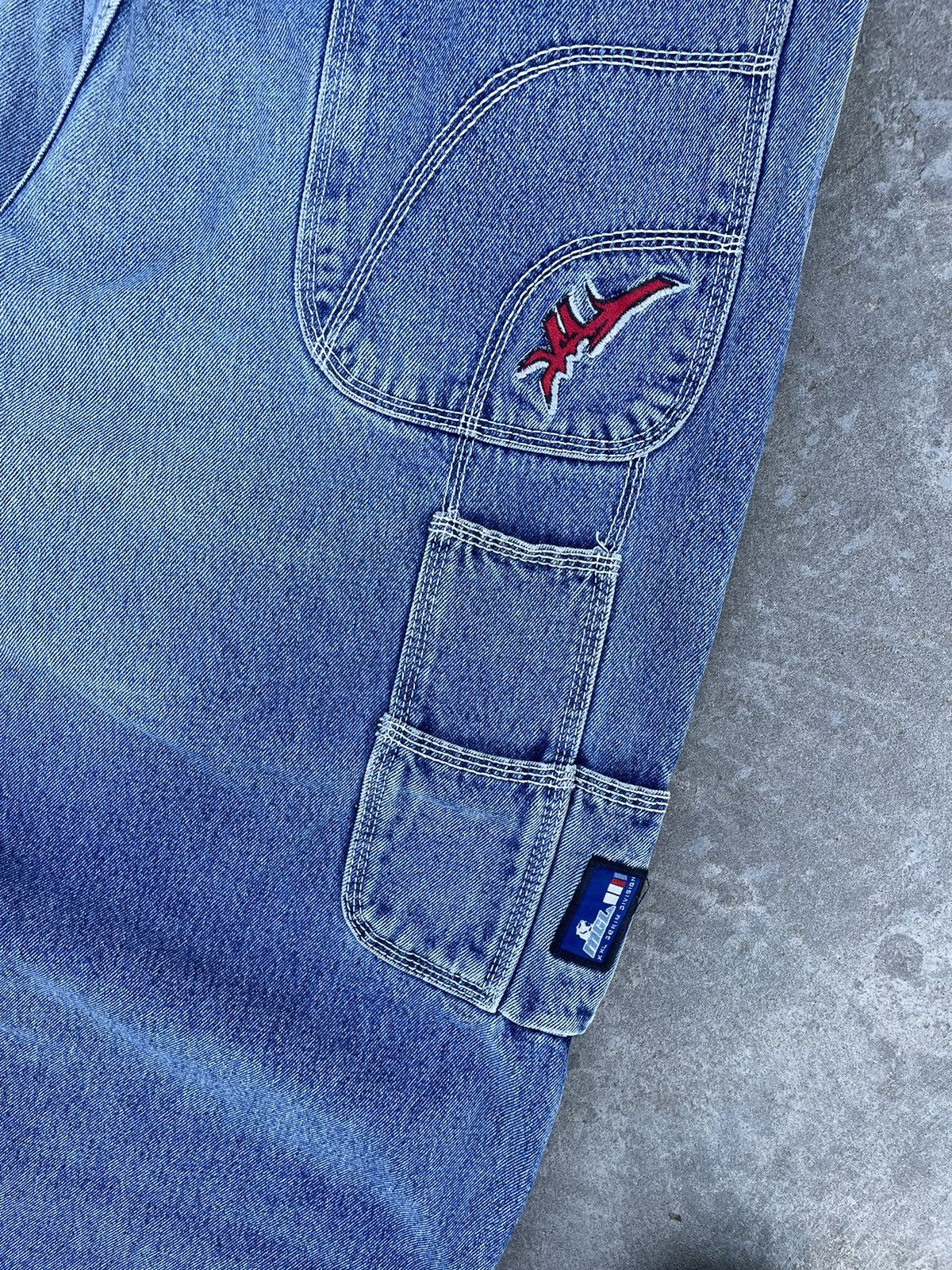 Vintage Crazy Denim Carpenter Y2k JNCO Style Rap Sk8 Hip Hop Pants Size US 36 / EU 52 - 4 Thumbnail