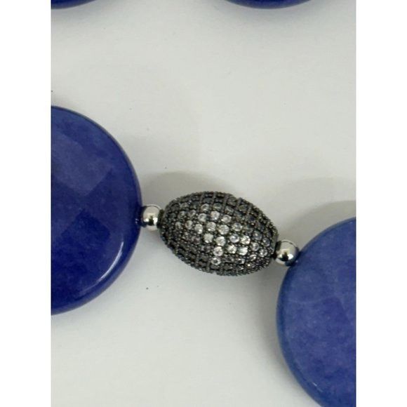 Handmade Lapis Lazuli & Druzy Necklace Size ONE SIZE - 6 Thumbnail