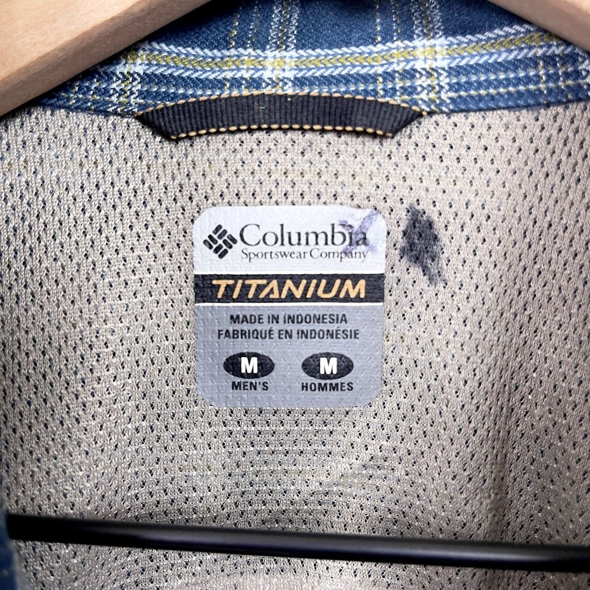 Columbia Columbia Titanium Long Sleeve Shirt Blue Plaid Mens Medium Size US M / EU 48-50 / 2 - 7 Thumbnail