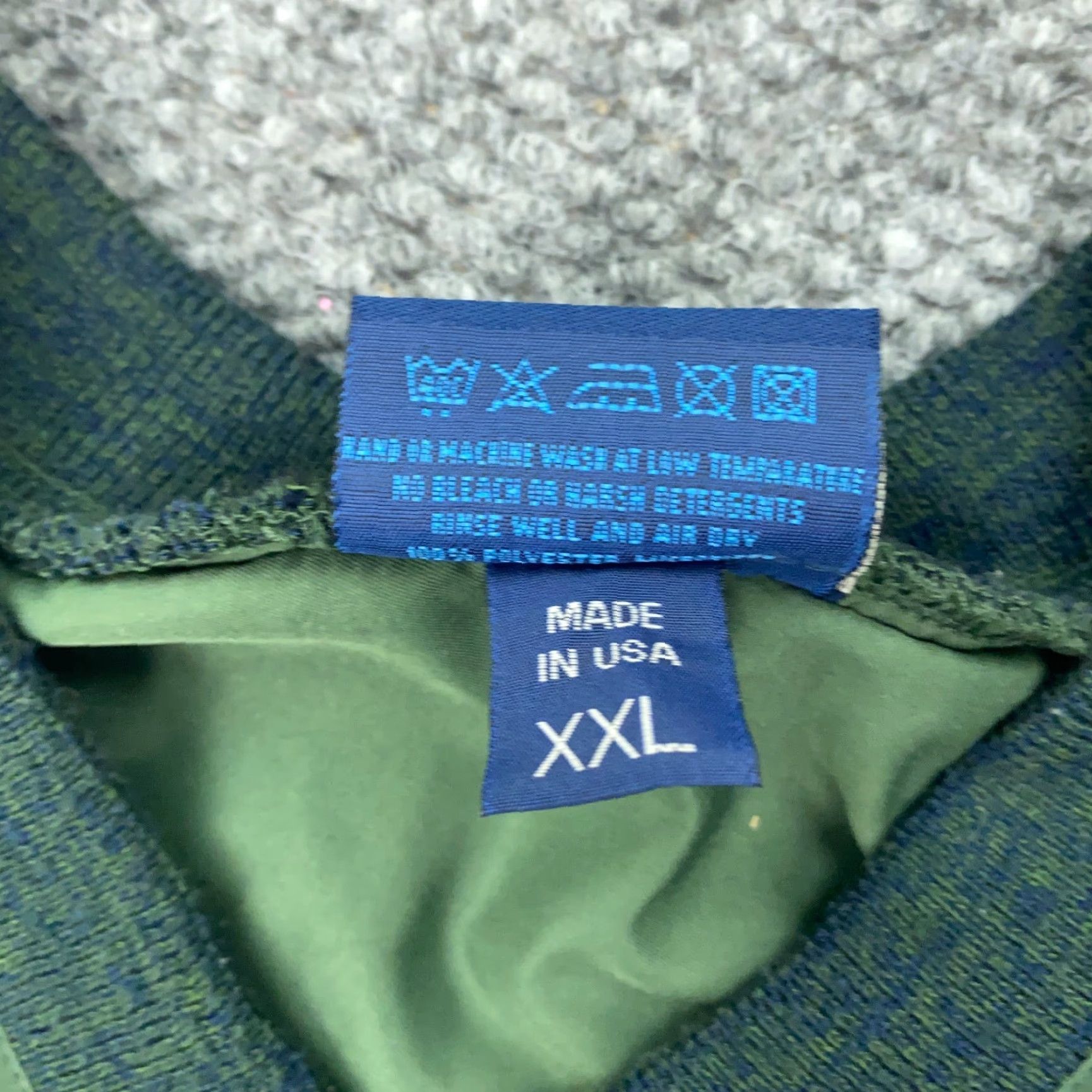 Vintage Sunderland of Scotland Mens Golf Pullover XXL Green Windbreaker Embroidered Shirt Size US XXL / EU 58 / 5 - 4 Thumbnail