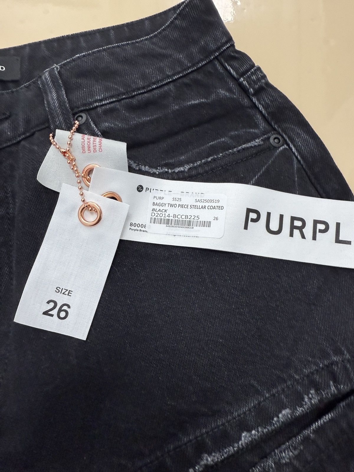 Other Purple Brand Baggy Two Piece Jeans Size 26" / US 2 / IT 38 - 3 Thumbnail