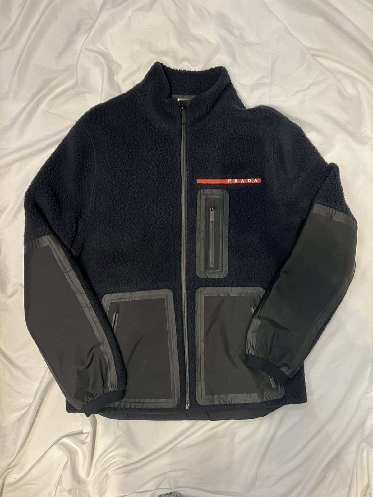 Prada Prada Recycled Fleece Technical Jacket Size US L / EU 52-54 / 3 - 1 Thumbnail