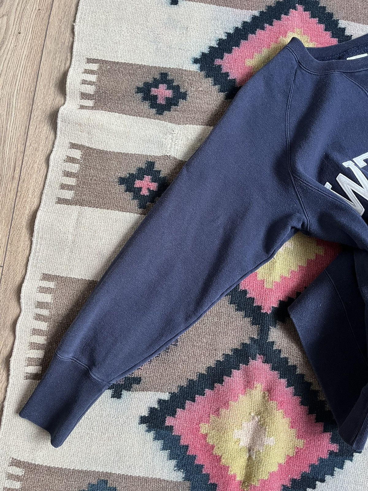 Wtaps WTAPS Japan Navy Blue Logo Design Cotton Sweatshirt Crewneck Size US S / EU 44-46 / 1 - 9 Thumbnail