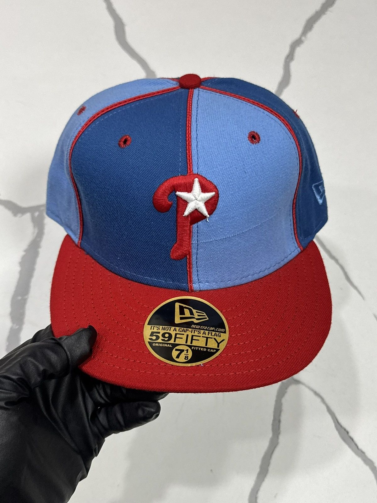 New Era Vintage Philadelphia Phillies pin wheel Fitted Baseball Cap Size ONE SIZE - 1 Thumbnail