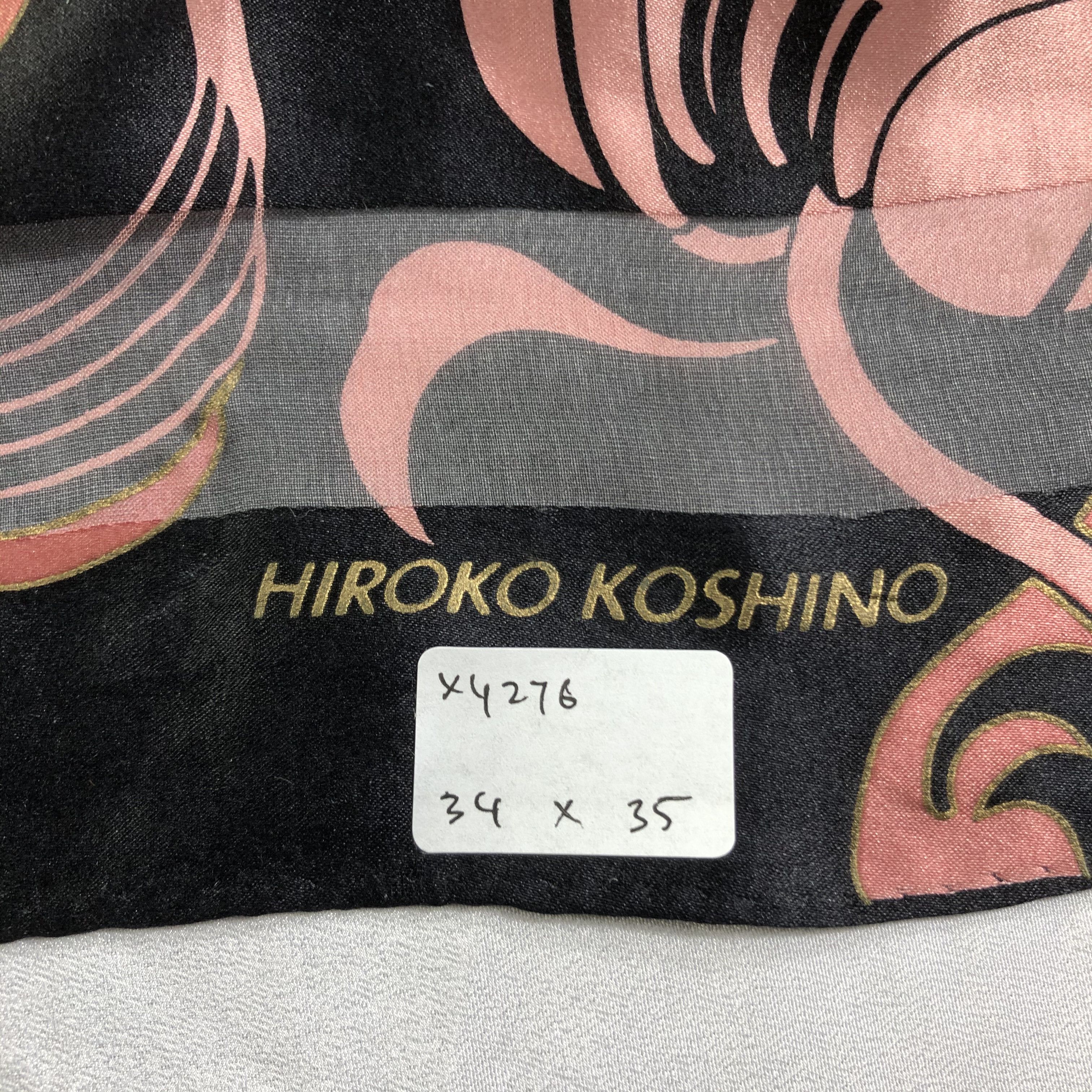 Hiroko Koshino Homme × Vintage Vintage Hiroko Koshino Silk Scarf Size ONE SIZE - 5 Thumbnail