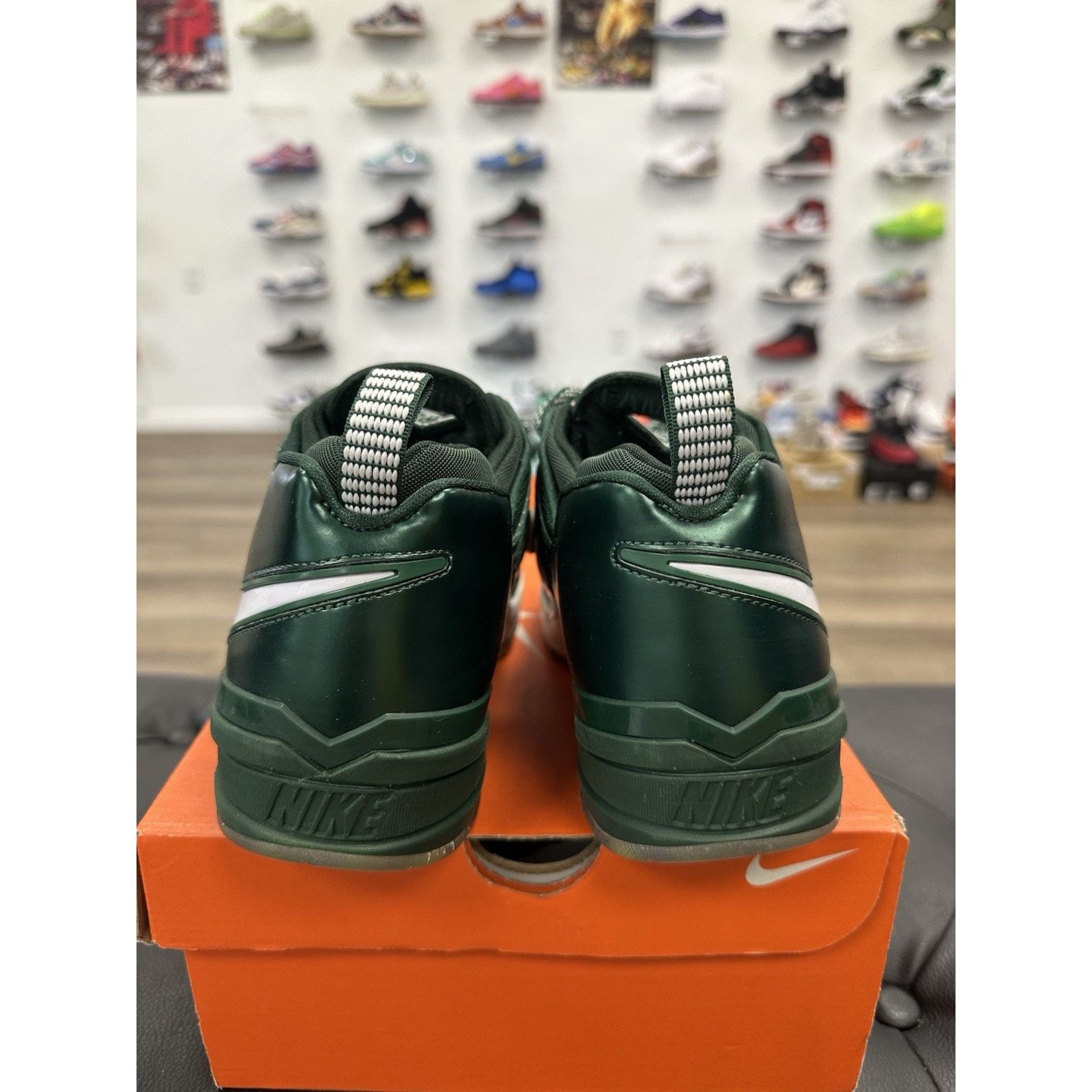 Nike Size 8 - Nike Zoom Revis Green Jets Size US 8 / EU 41 - 6 Thumbnail