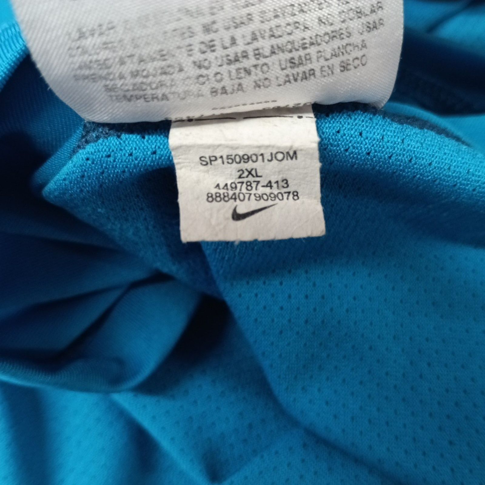 Nike Nike Pro Combat Shirt Men's 2XL Blue Dri-Fit Fitted Athletic Size US XXL / EU 58 / 5 - 7 Thumbnail