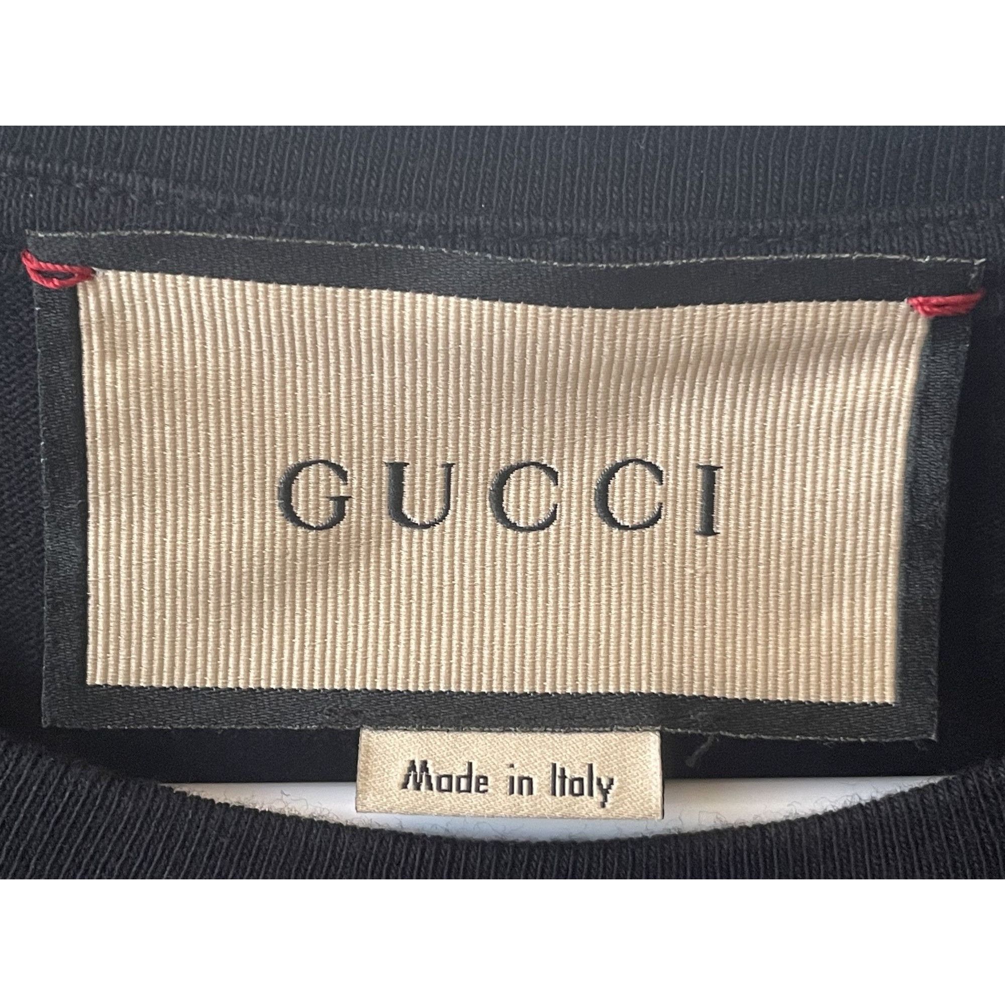 Gucci Gucci Black T-Shirt Rainbow Logo "Prodiges DAmor" Design XXS Size XXS / US 00 / IT 34 - 5 Thumbnail