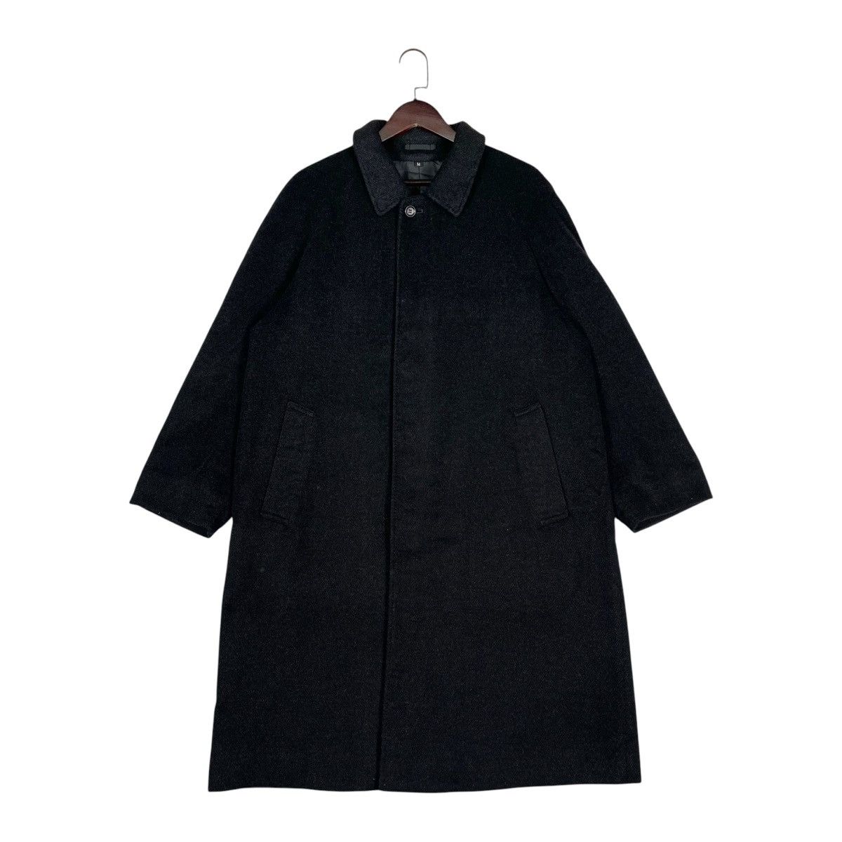 Japanese Brand Vintage L.E. Limited Edition 100% Cashmere Overcoat Black Size US L / EU 52-54 / 3 - 1 Thumbnail